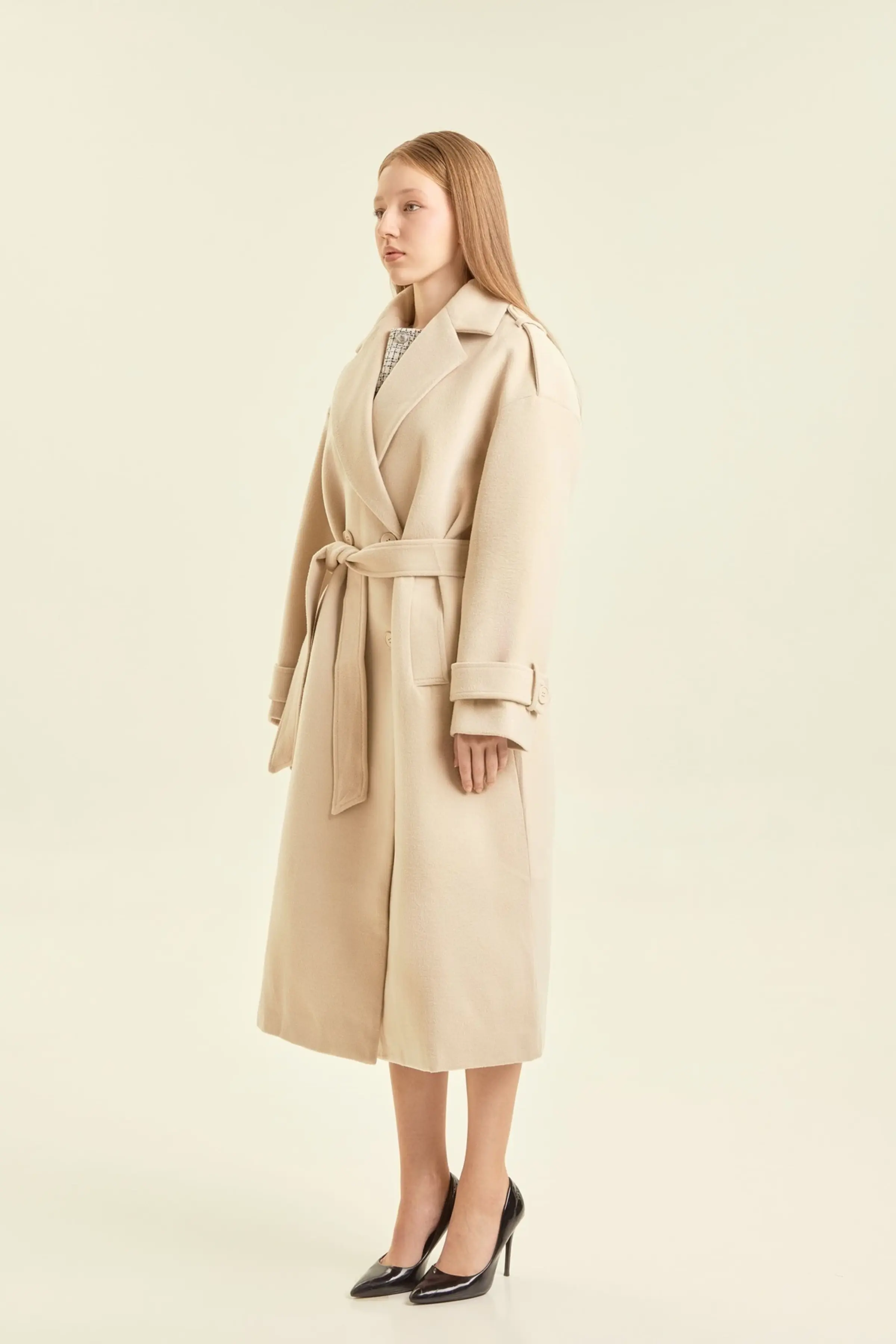 Пальто айвори для женщин 47108-234 53