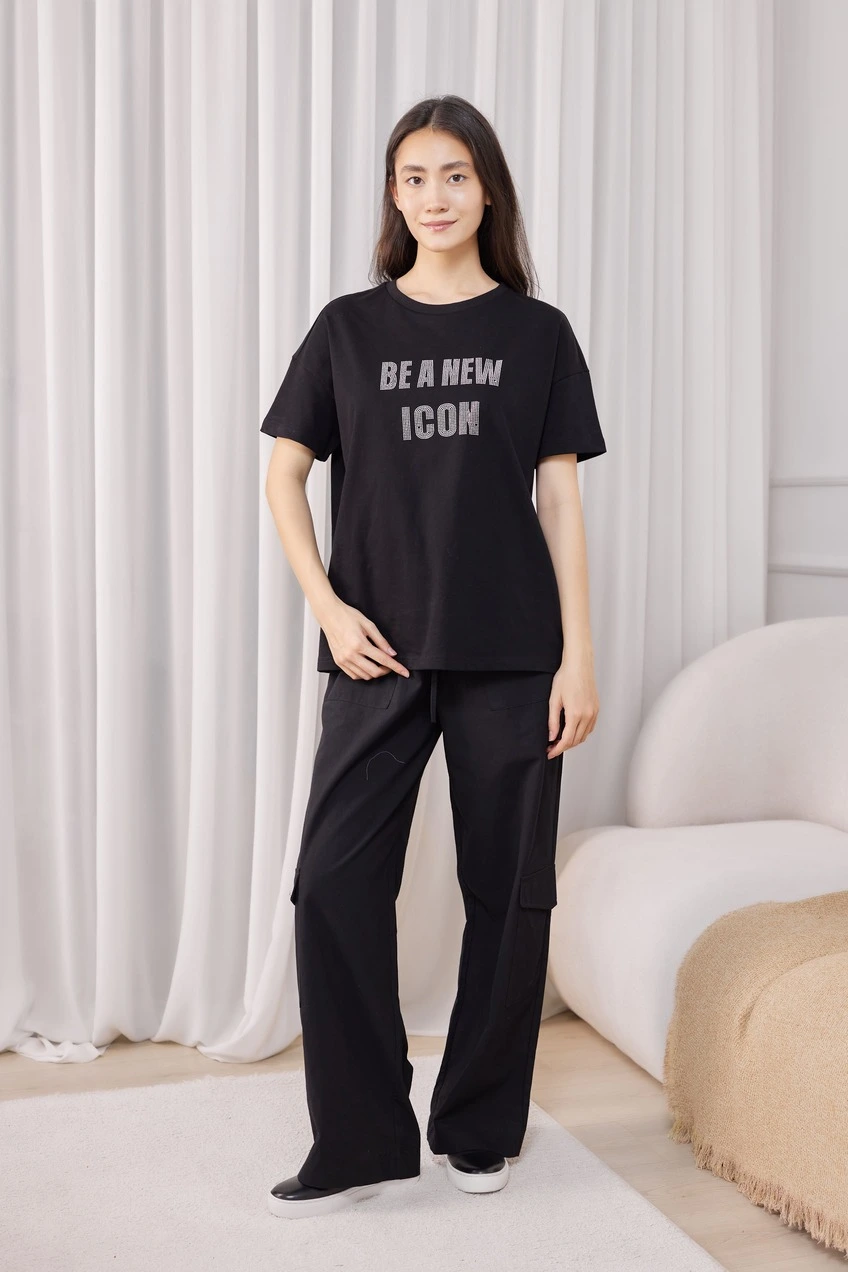 Футболка черный для женщин 41278-1 67