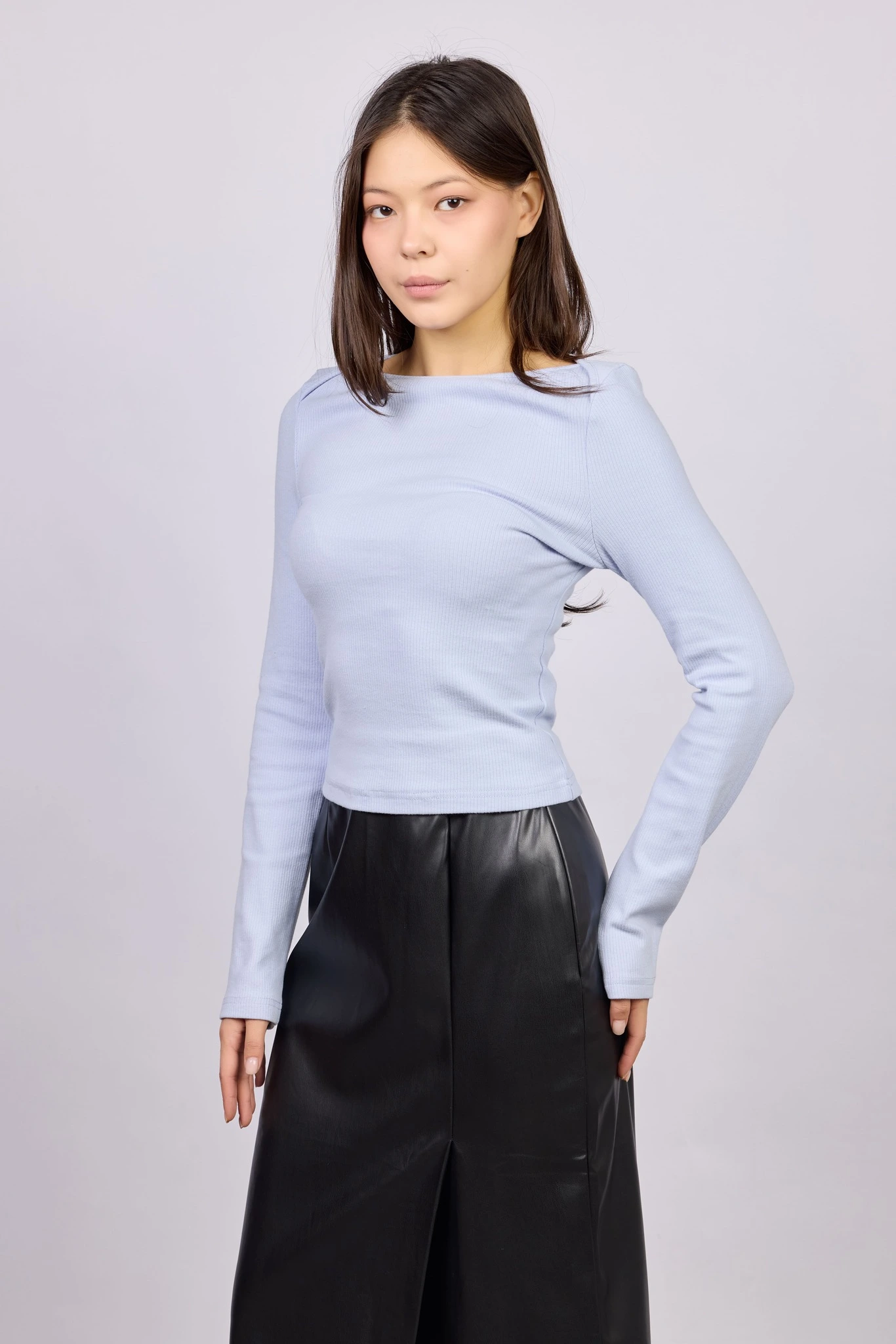 Лонгслив синий для женщин 42205-65 59