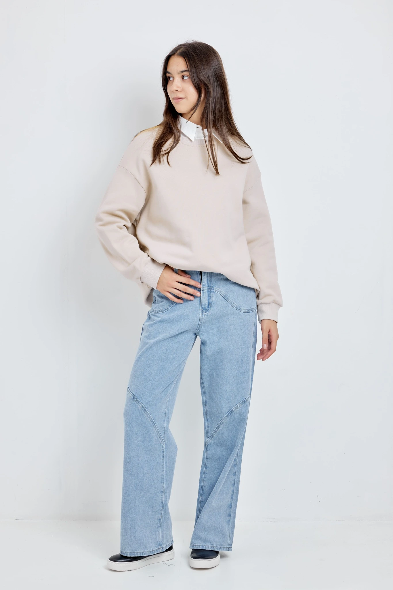 Брюки голубой для женщин 41139-10 71