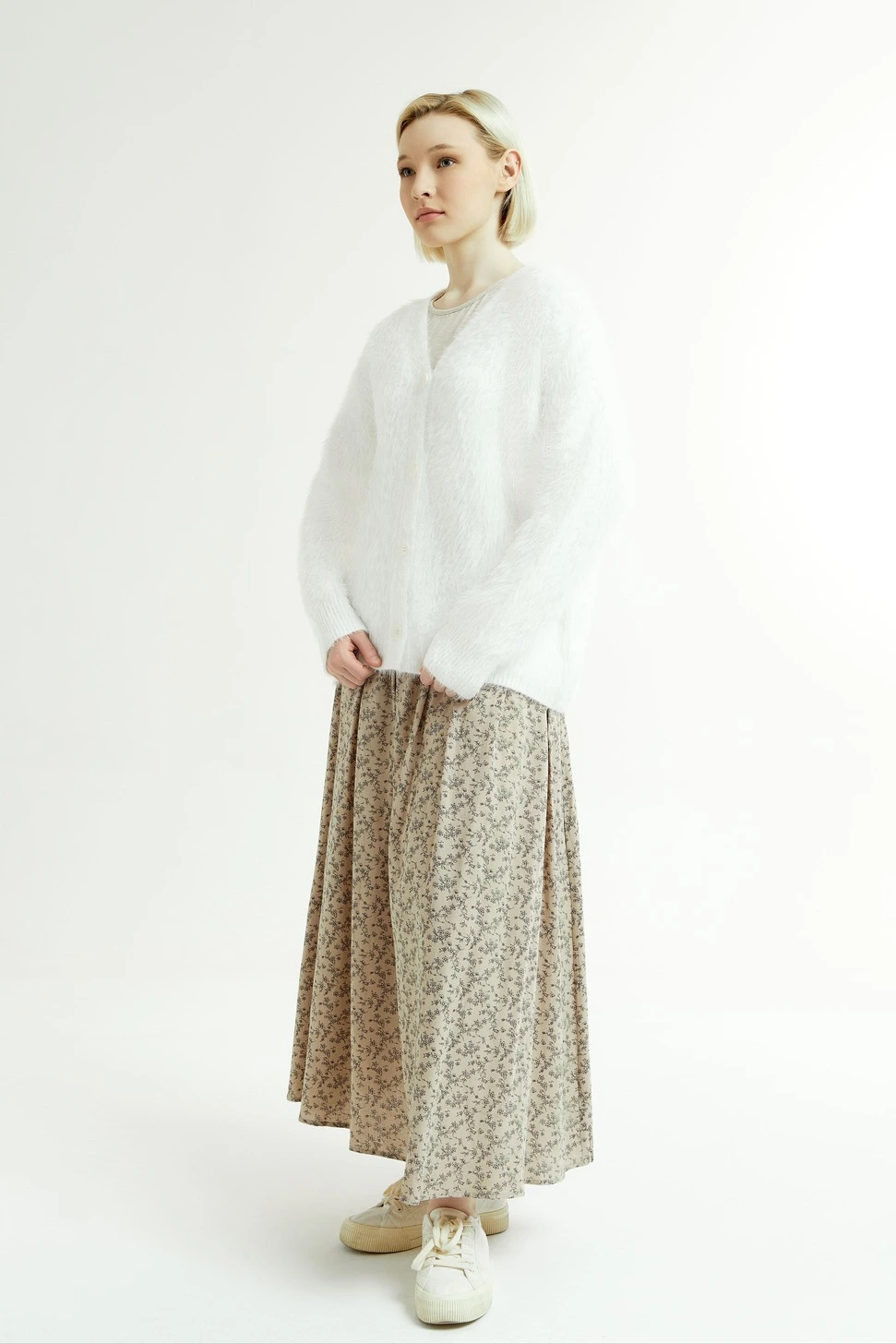 Кардиган белый для женщин 43142-4 50