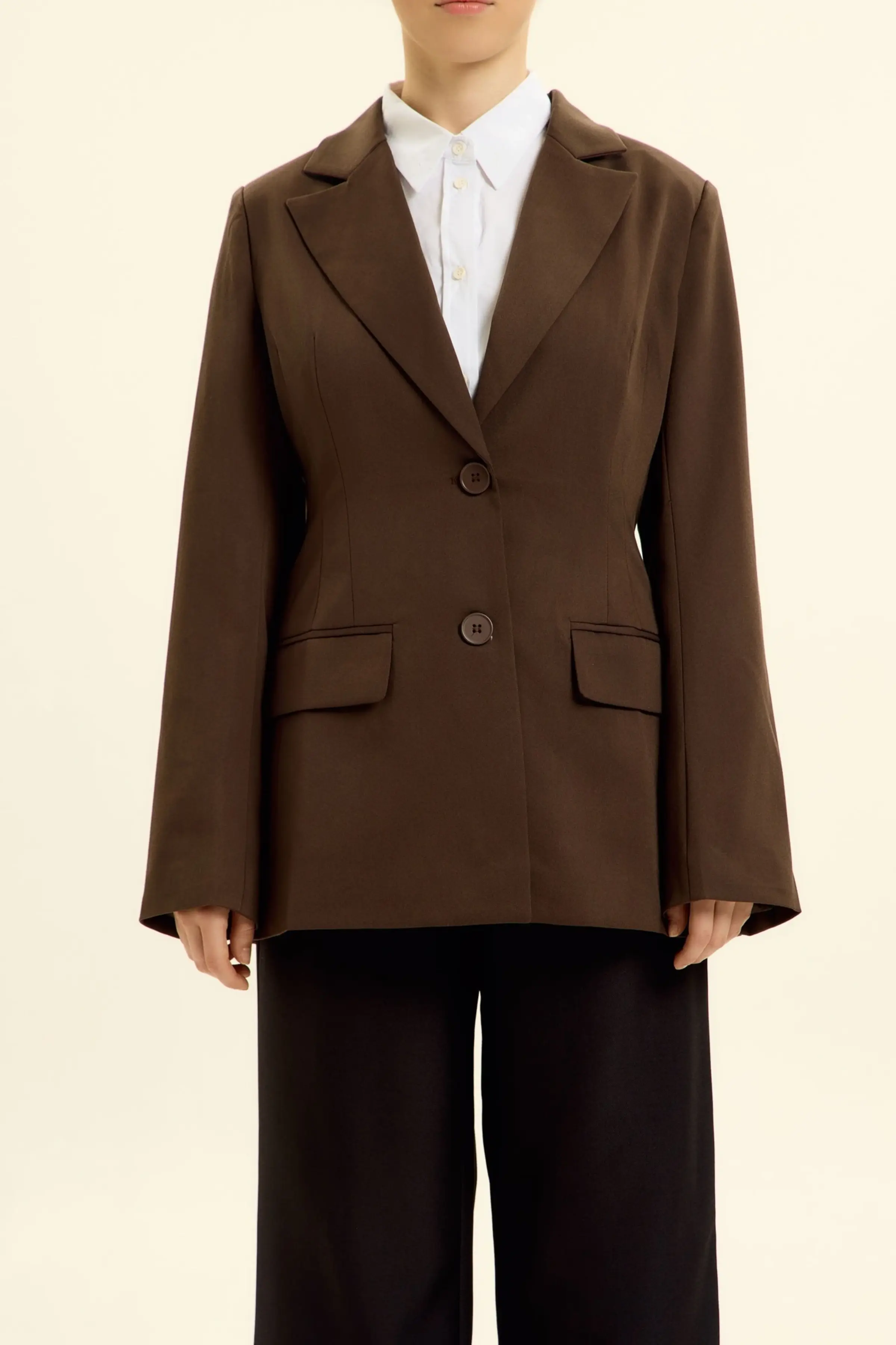 Жакет коричневый для женщин 46261-13 64