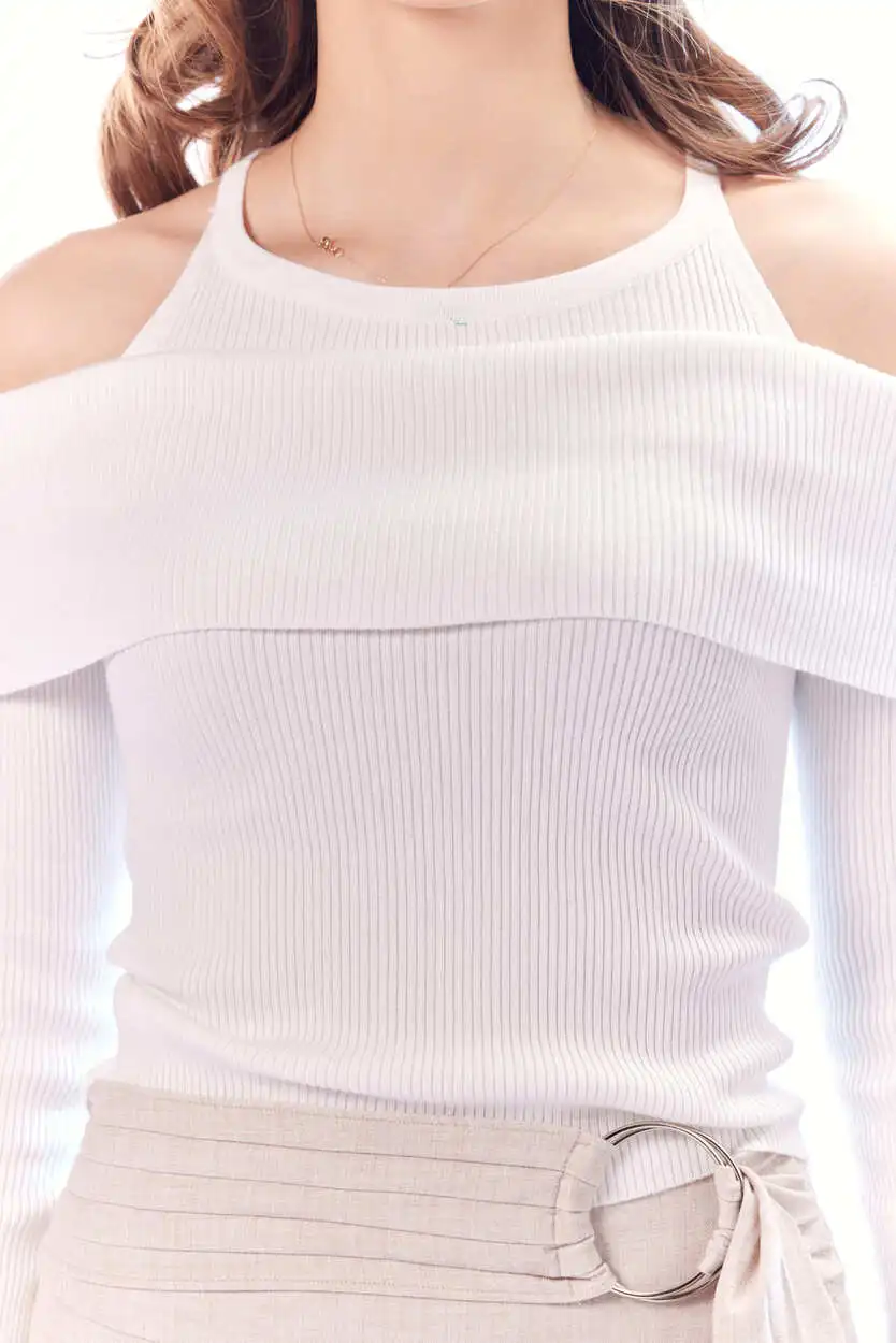 Джемпер белый для женщин 44151-4 60