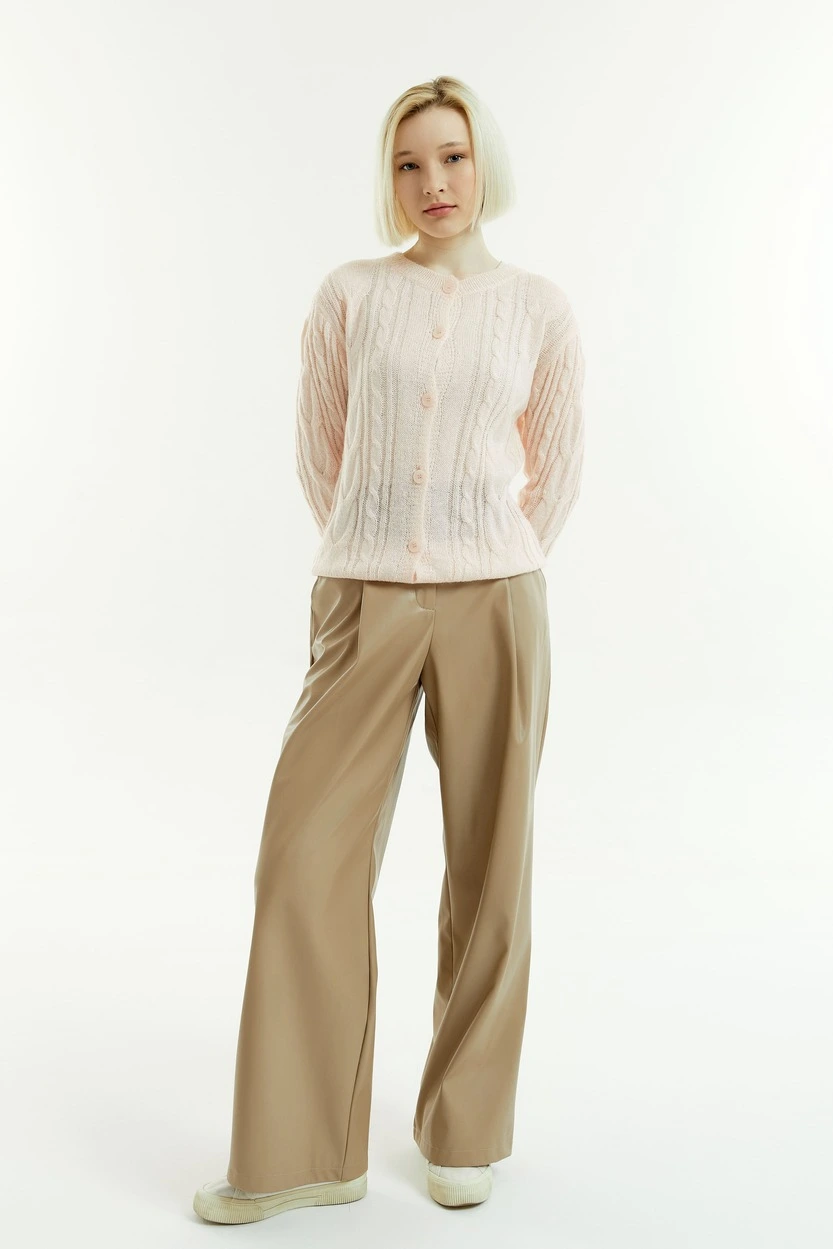 Кардиган розовый для женщин 43155-17 50