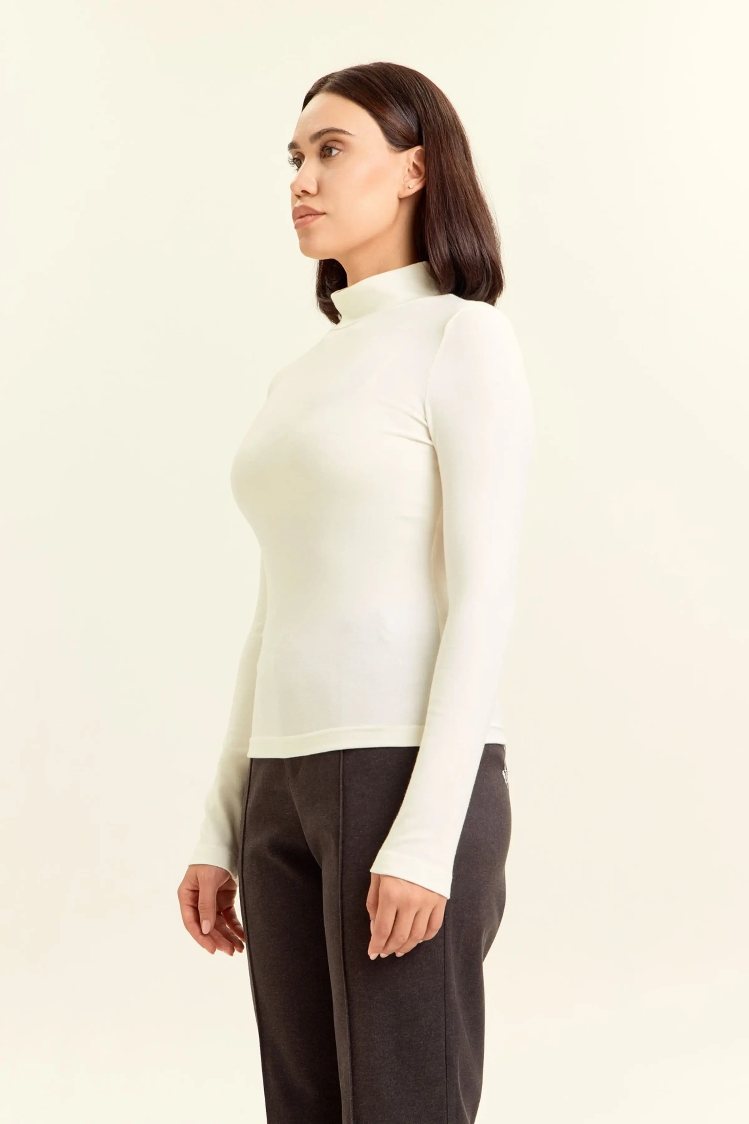 Лонгслив белый для женщин 47224-4 59