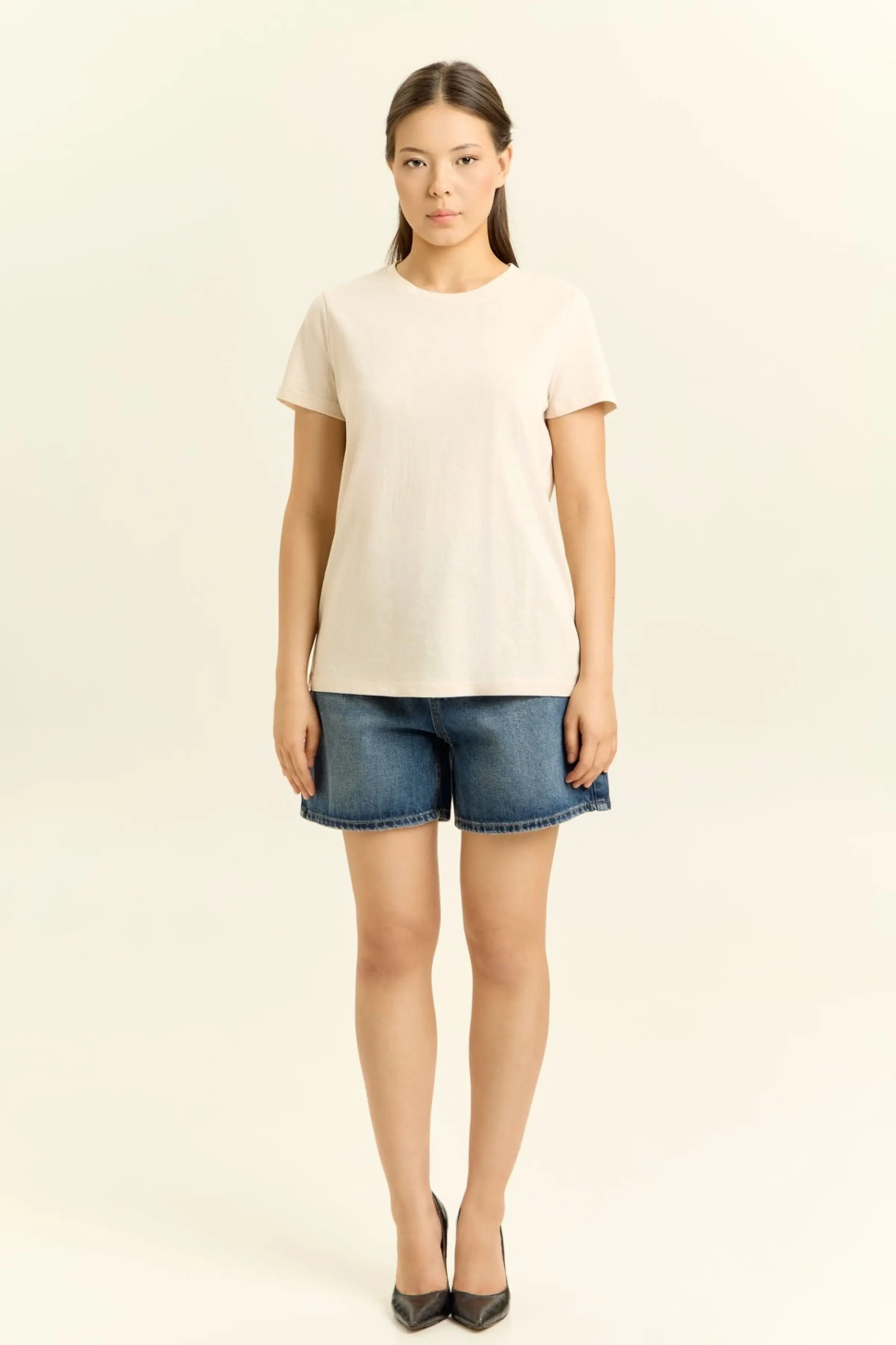 Футболка бежевый для женщин 45107-15 67