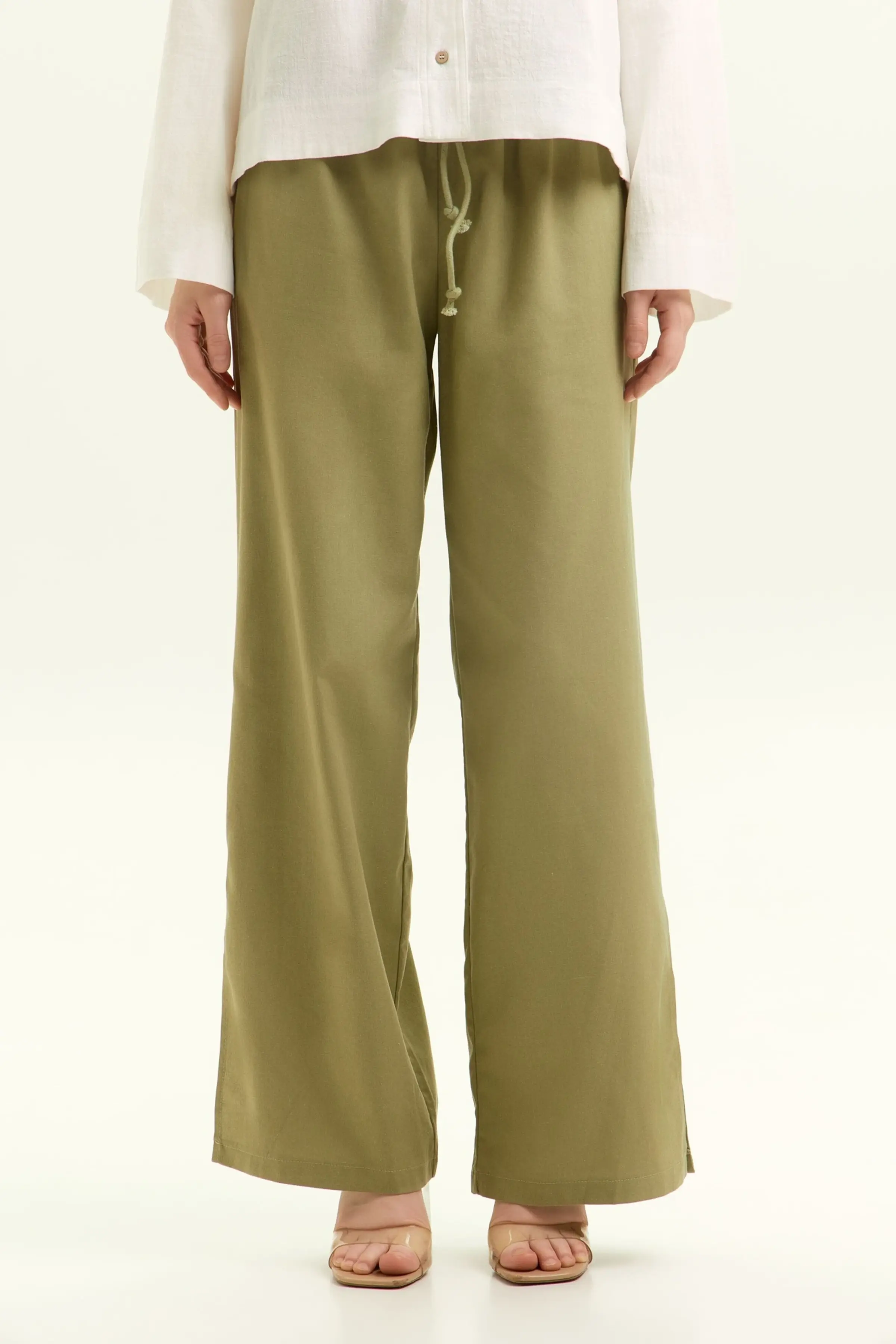 Брюки хаки для женщин 45154-14 71