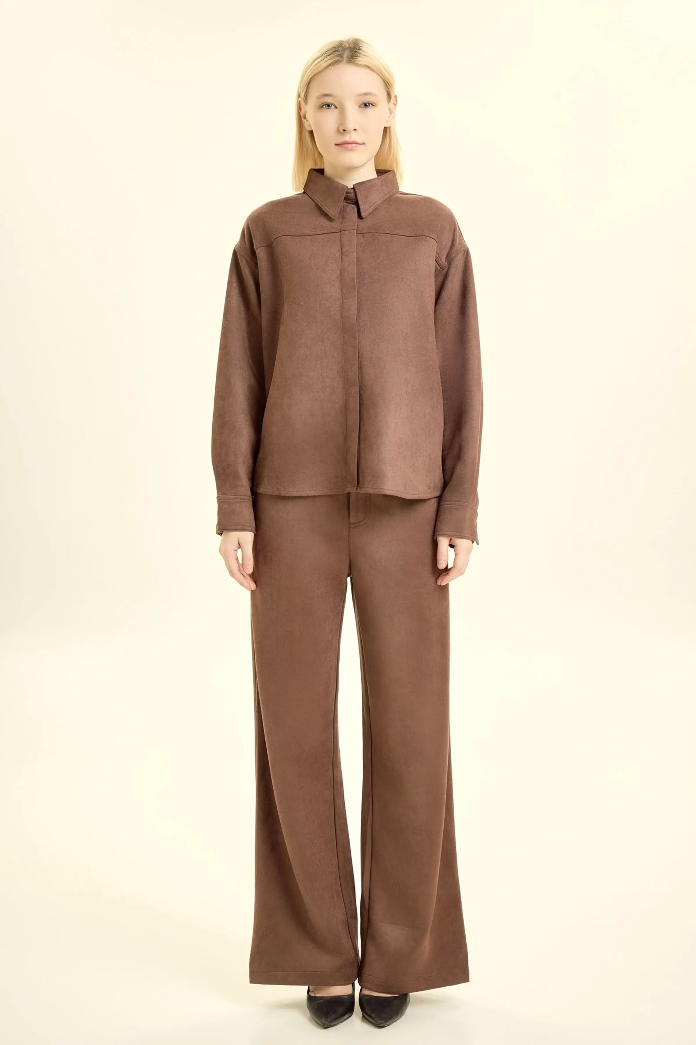 Рубашка коричневый для женщин 46131-13 66