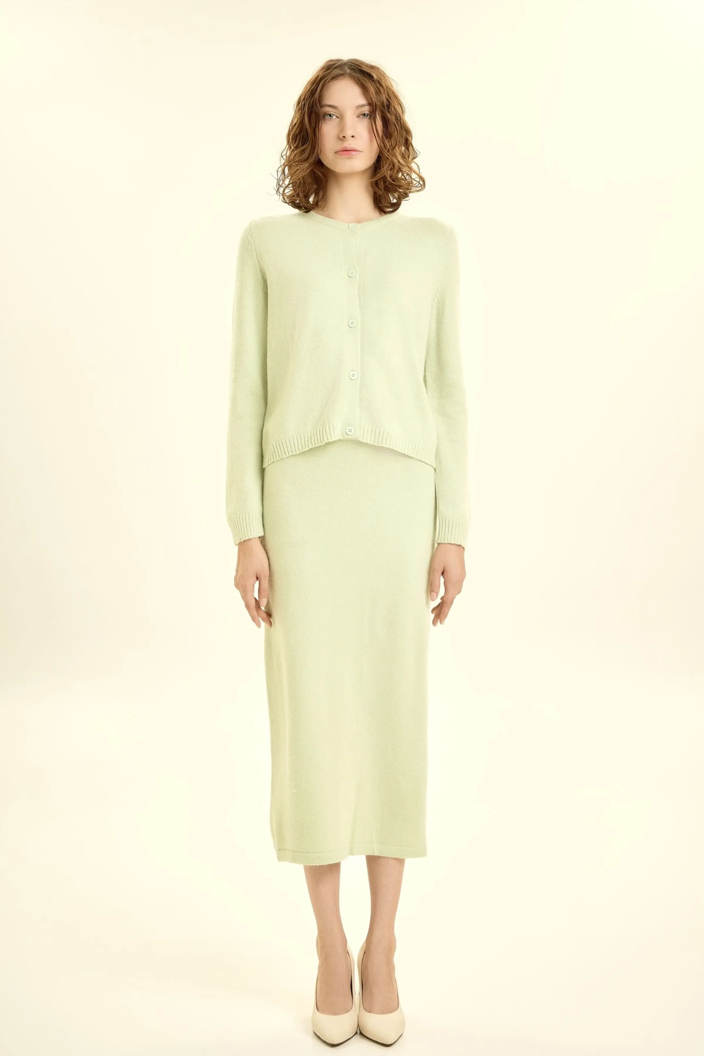 Кардиган светло-зеленый для женщин 46231-8 50