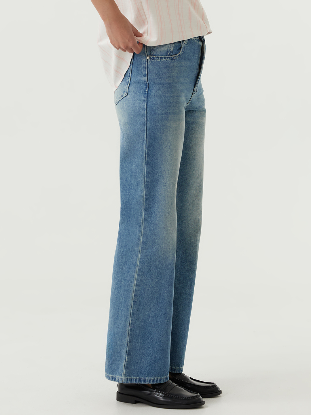 Джинсы голубой для женщин 48360-10 74