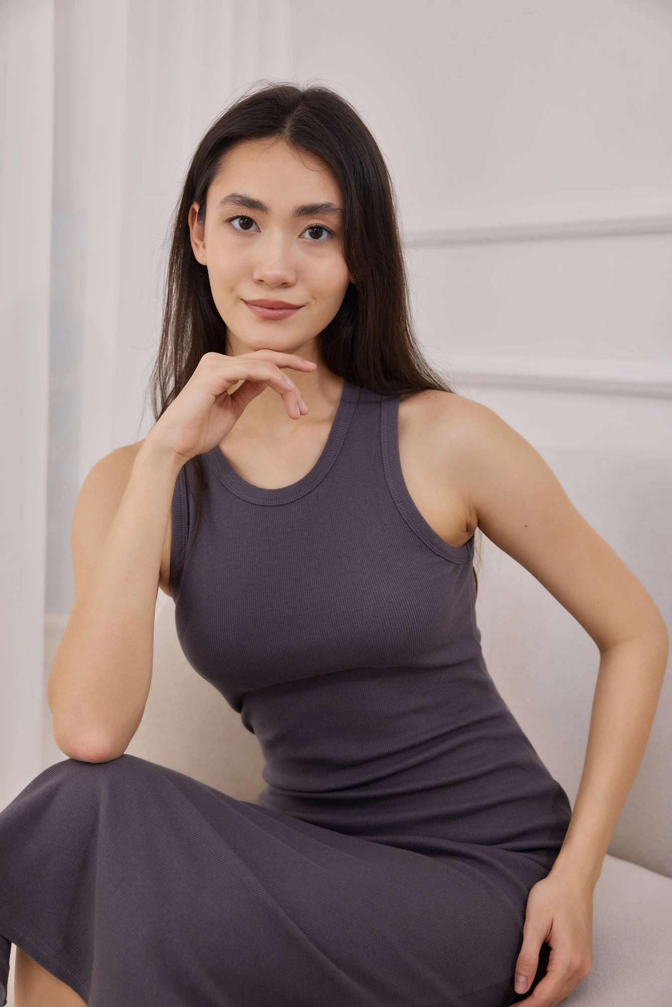 Платье серый для женщин 41201-61 54