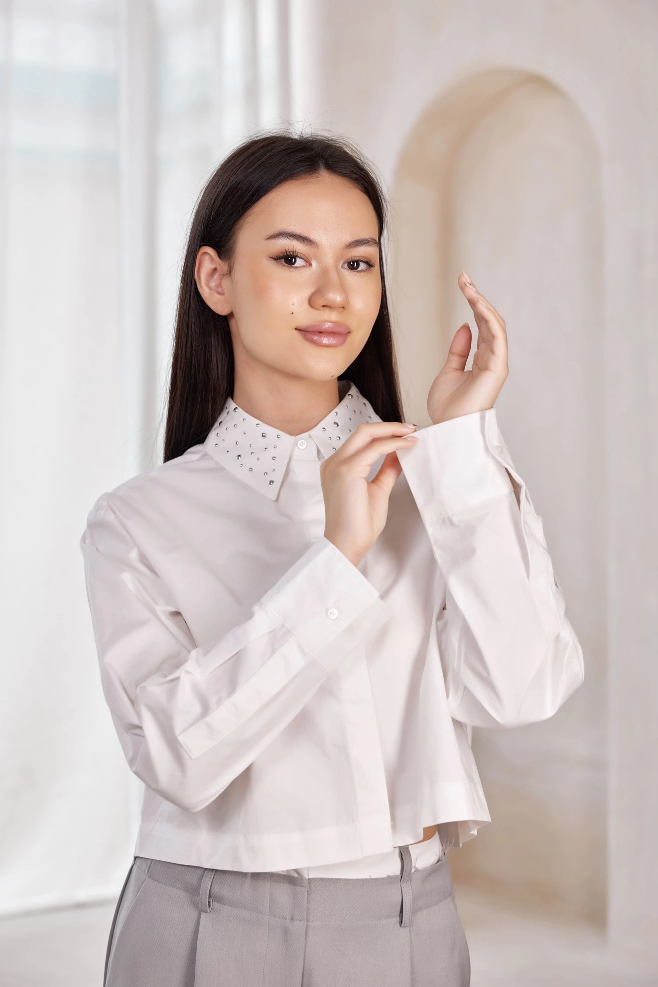 Рубашка белый для женщин 42174-4 66