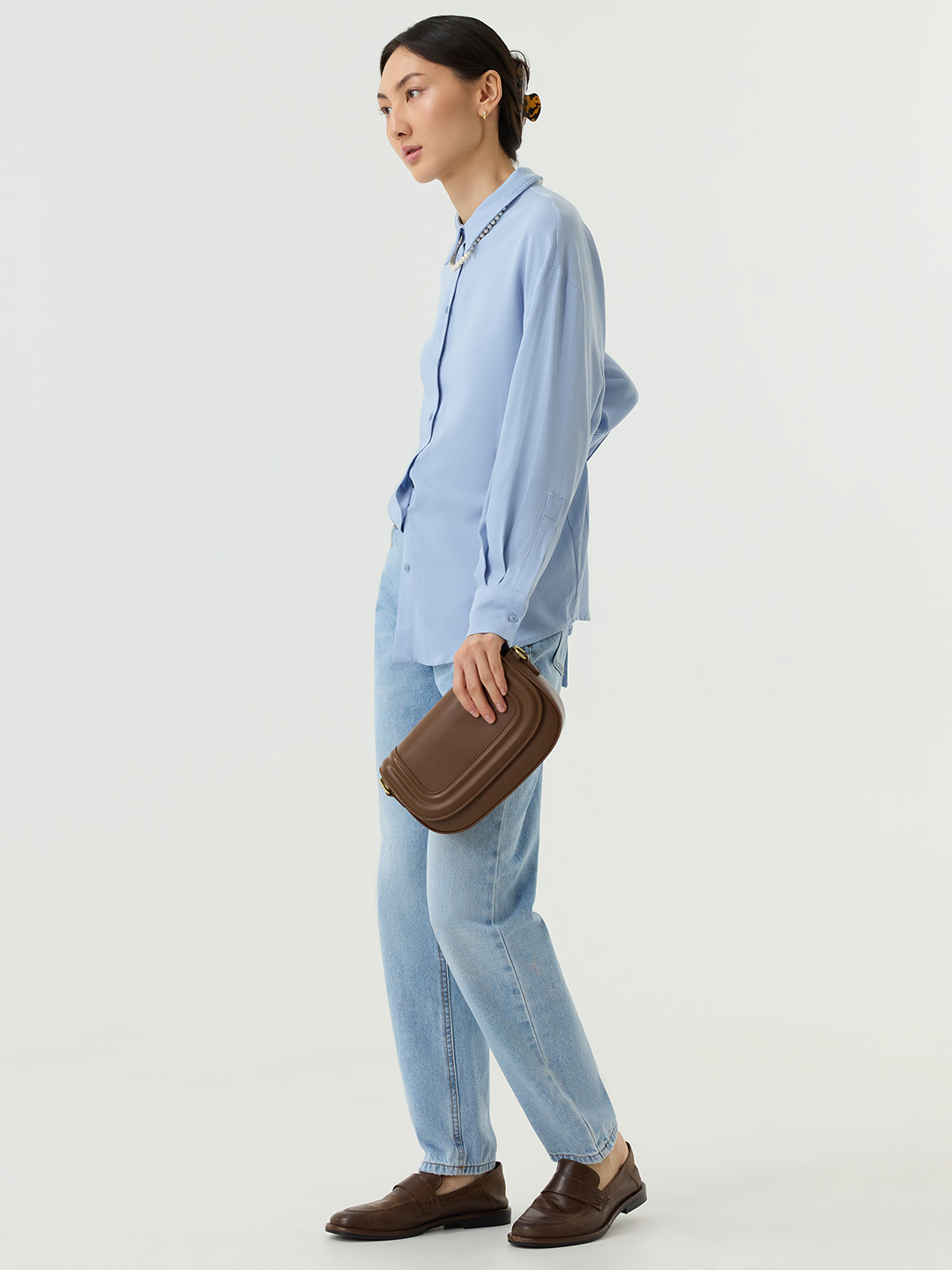 Джинсы голубой для женщин 48755-10 74