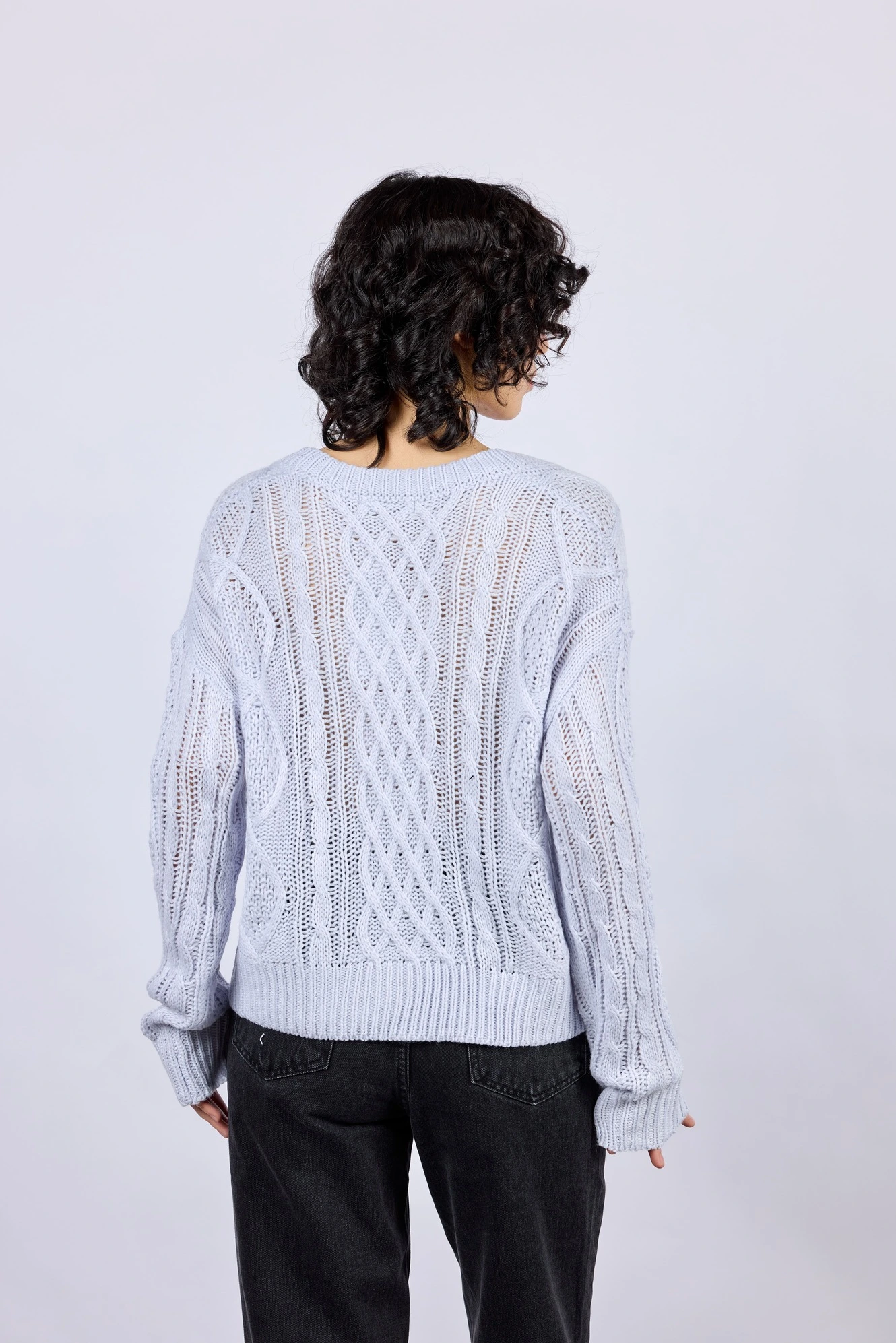 Свитер голубой для женщин 43119-10 65