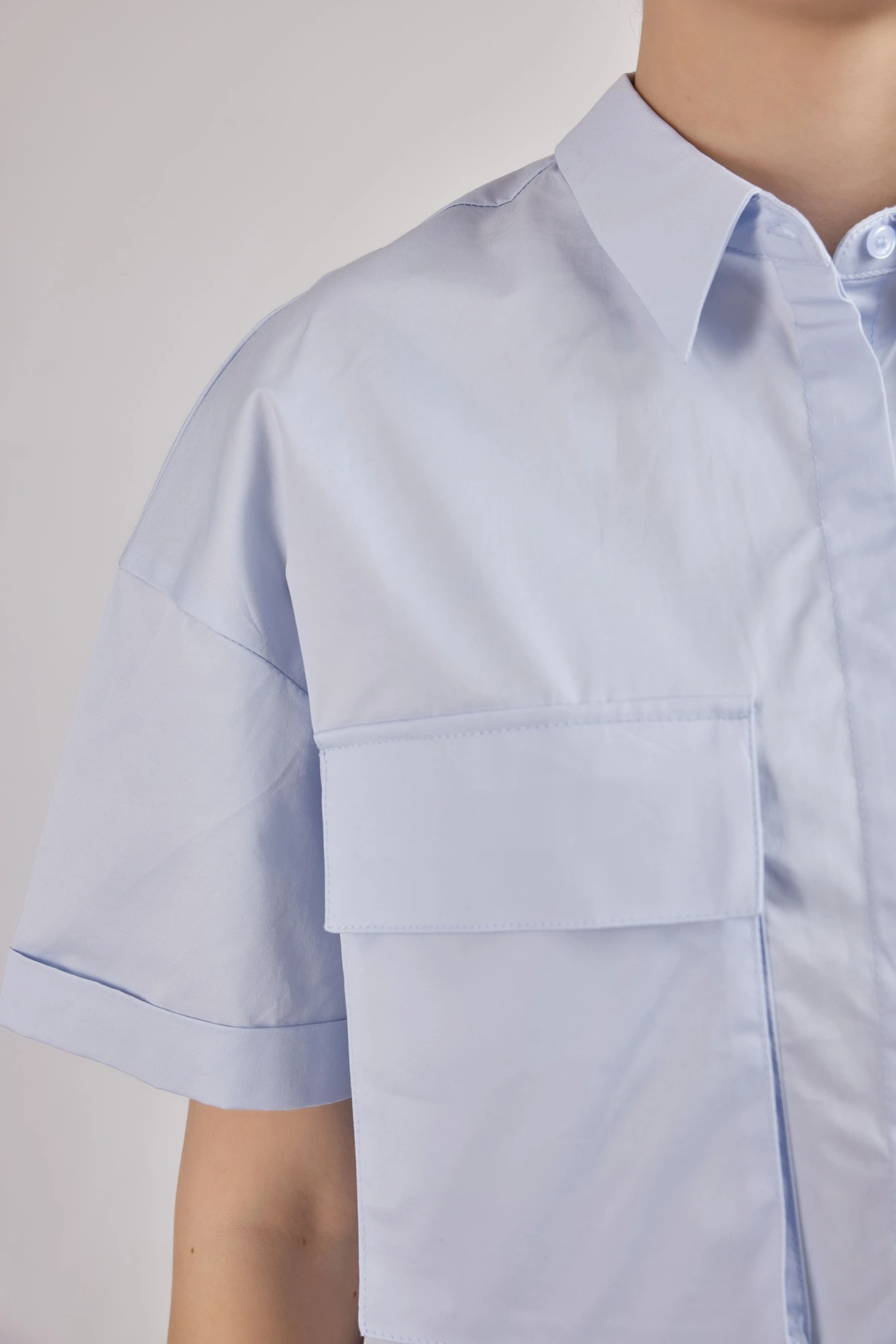 Рубашка голубой для женщин 41230-10 66