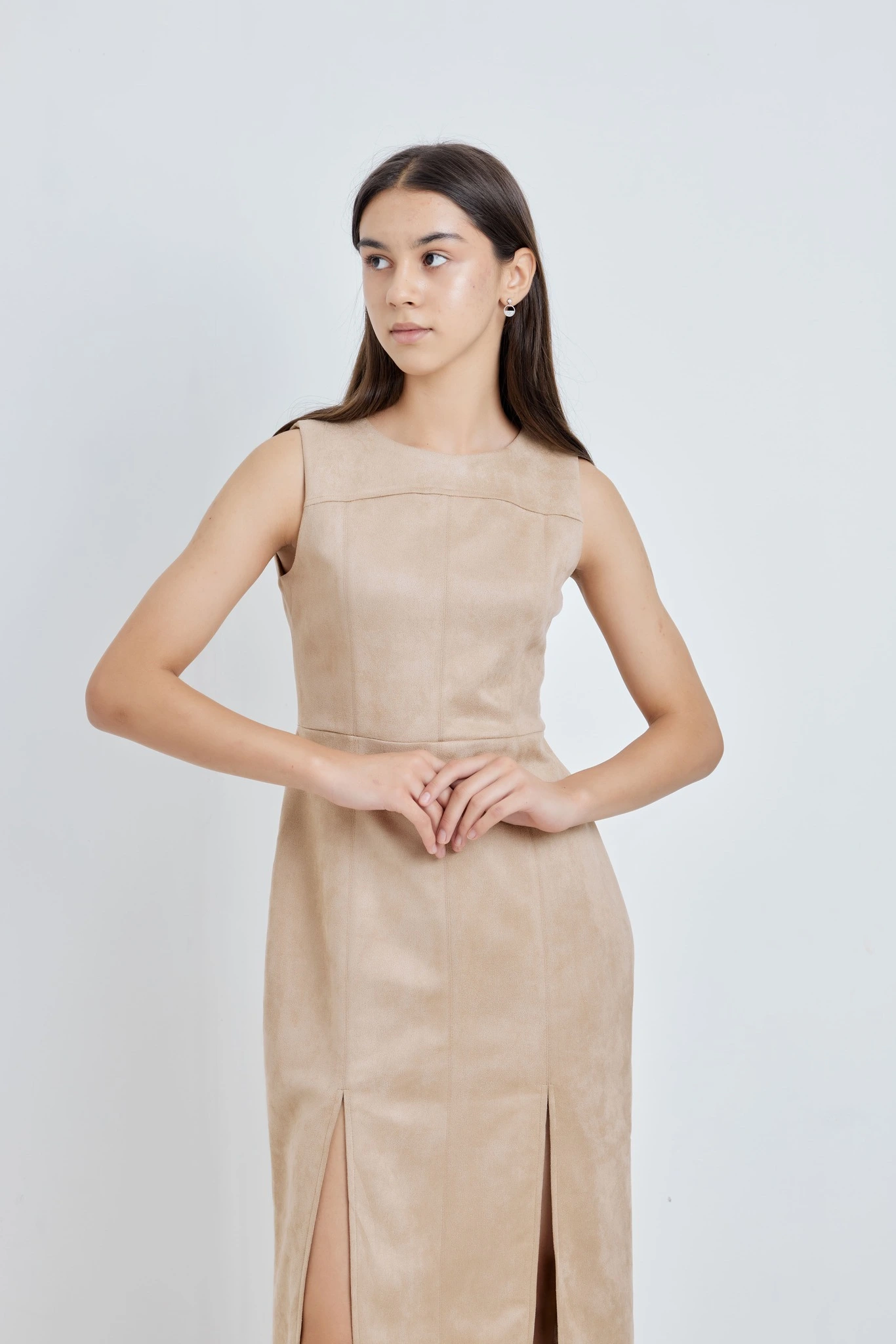 Платье бежевый для женщин 42216-15 54