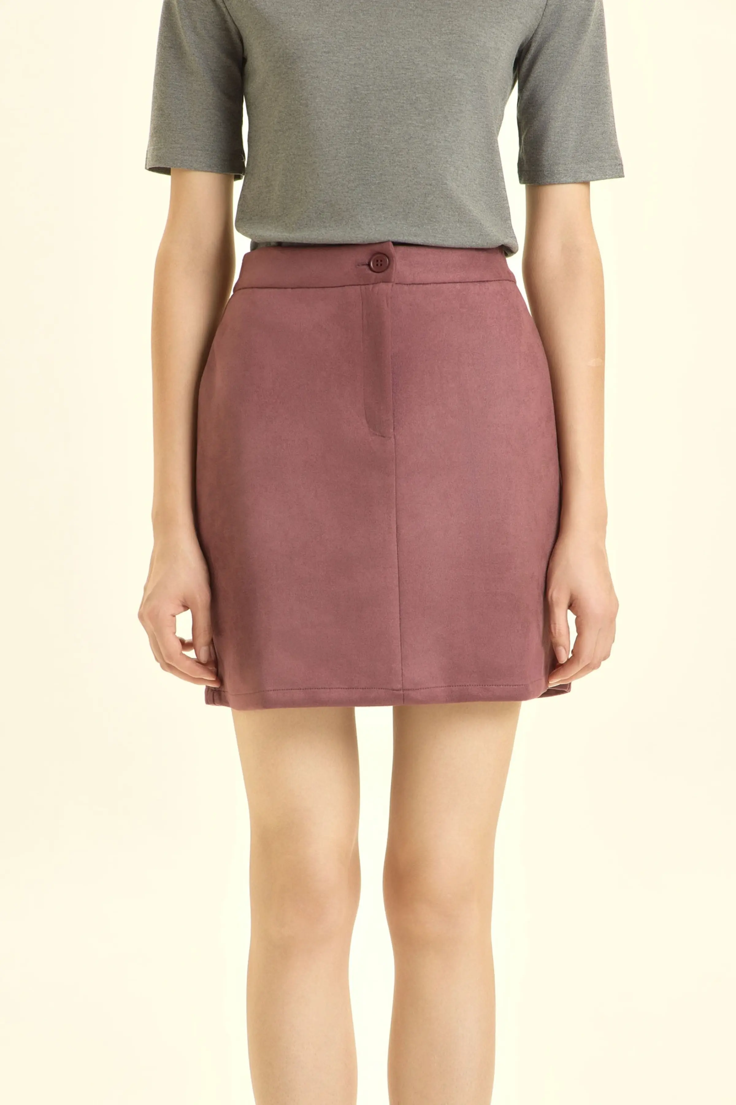 Юбка бордовый для женщин 46162-67 52