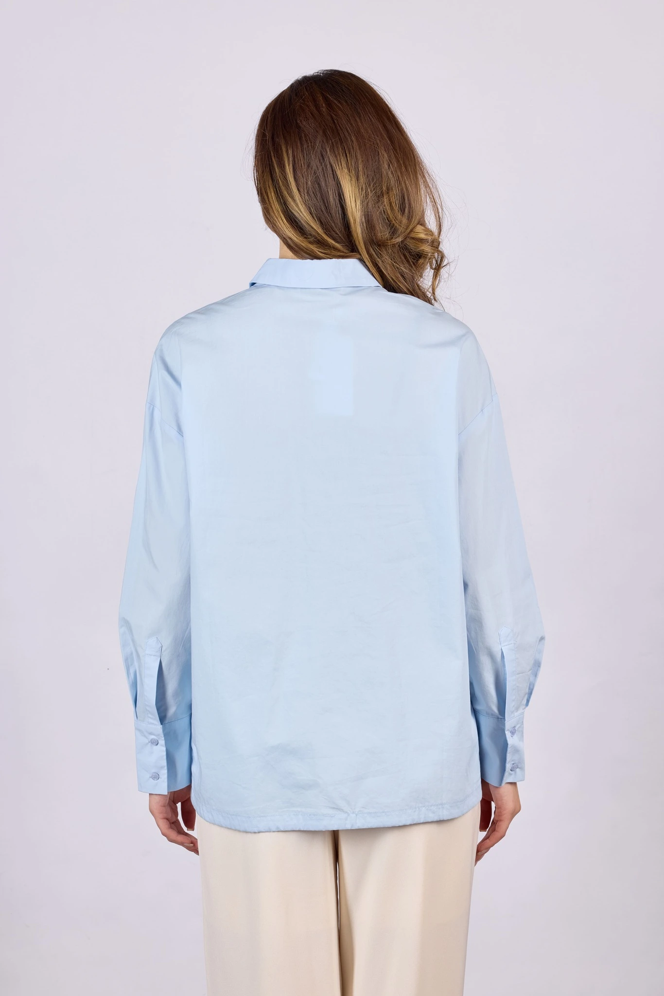 Рубашка голубой для женщин 44115-10 66