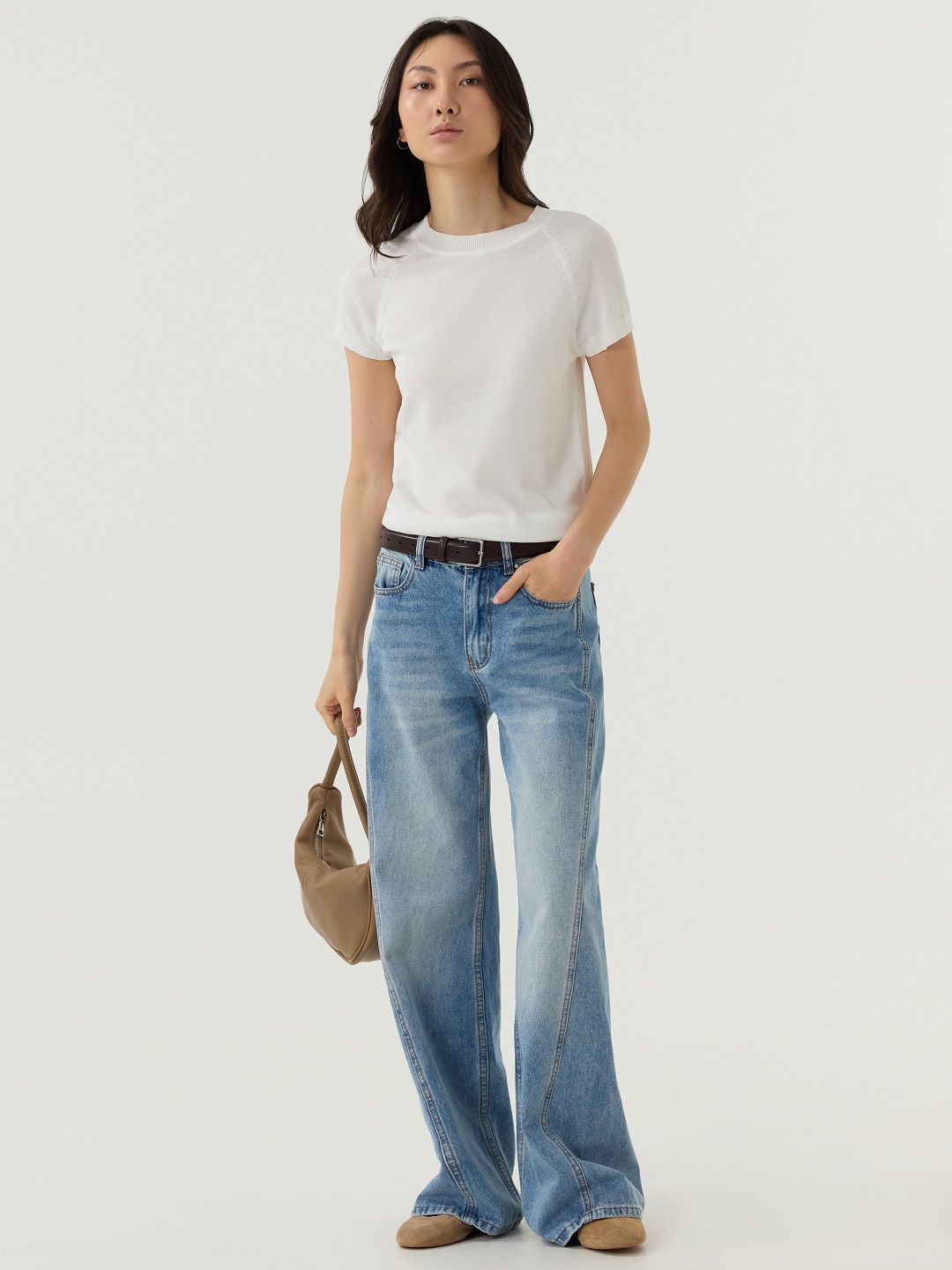 Джемпер белый для женщин 48140-4 60