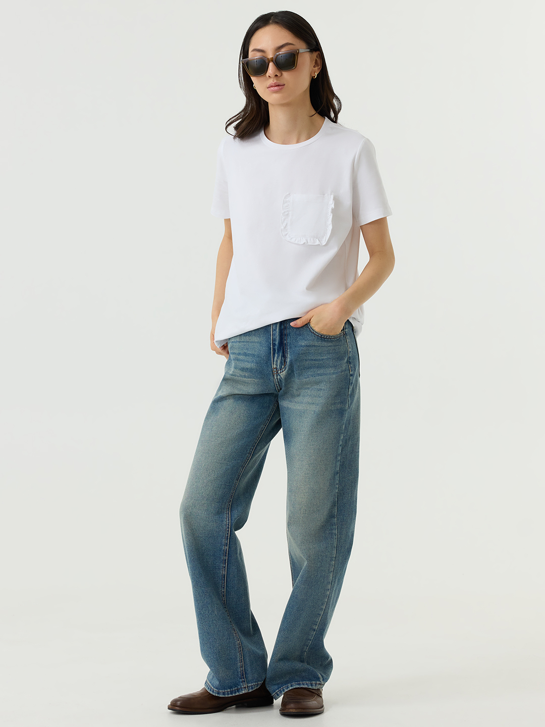 Джинсы синий для женщин 48360-65 74