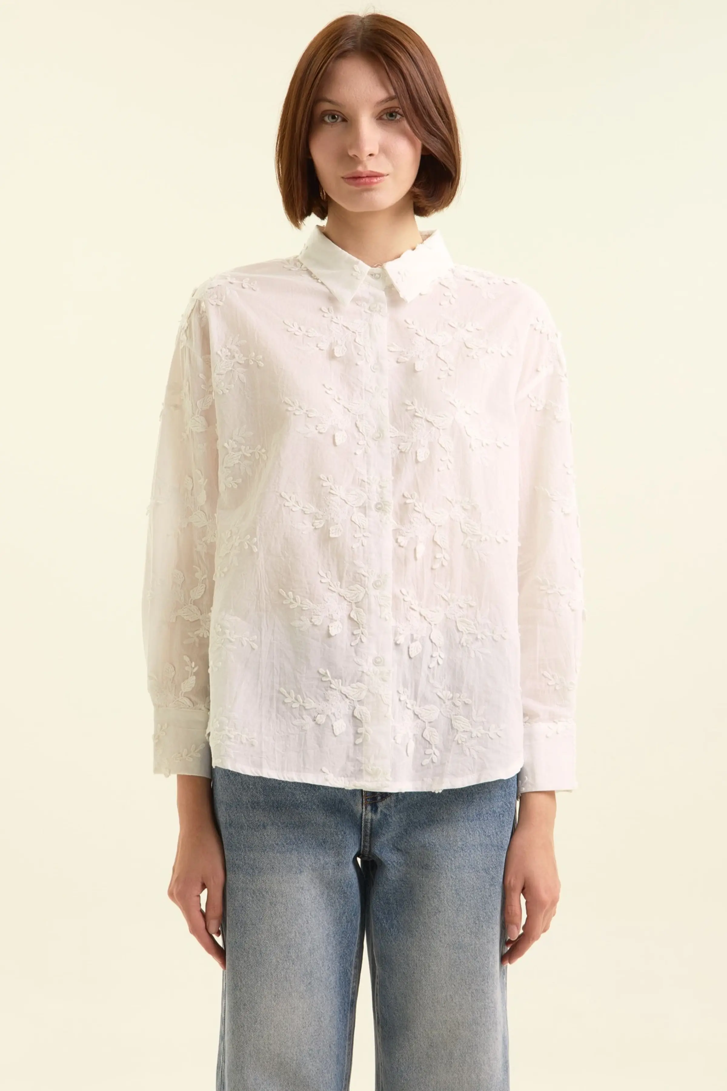 Рубашка белый для женщин 47203-4 66