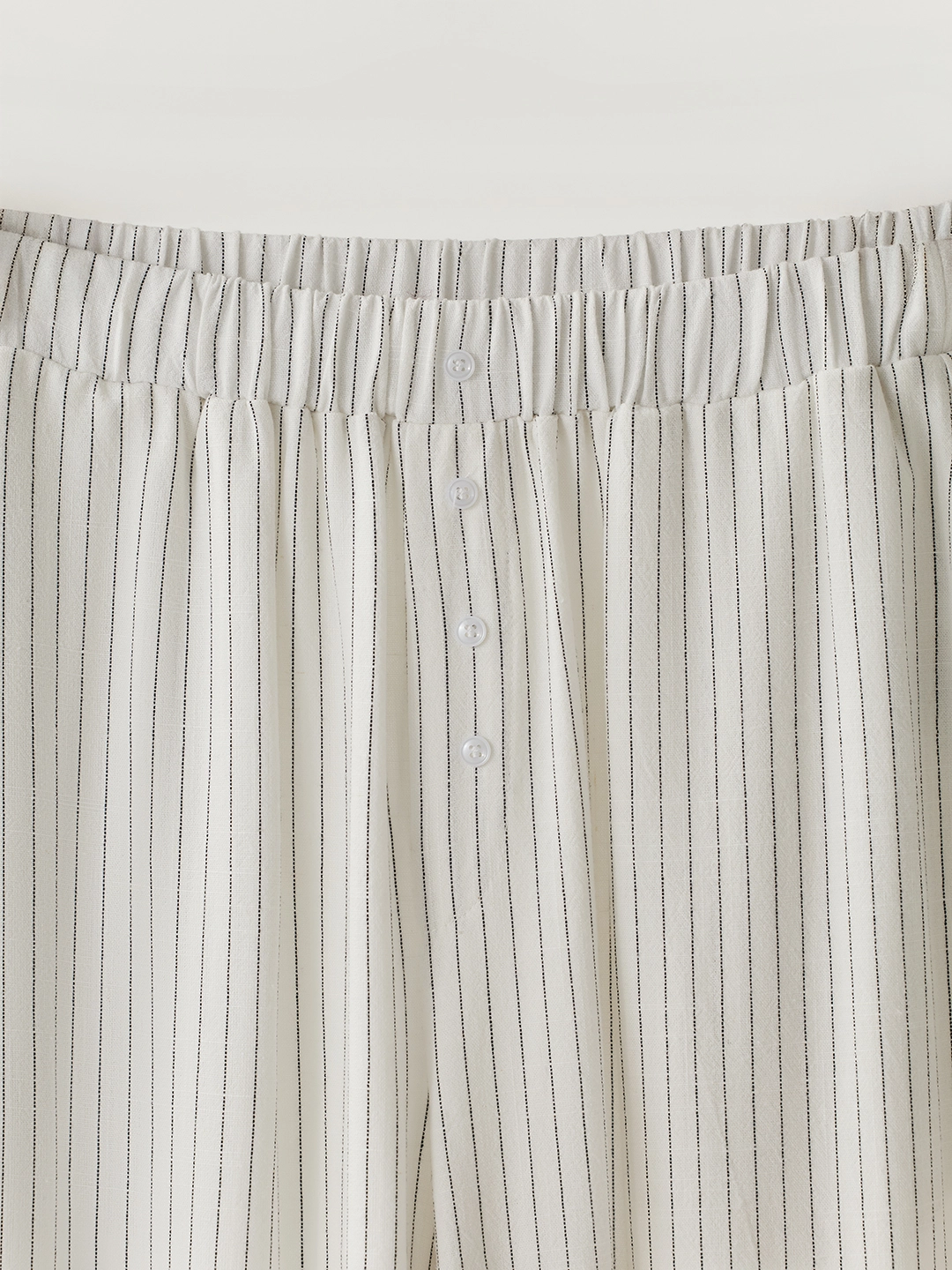 Брюки бело-черная полоска для женщин 48347-46 71