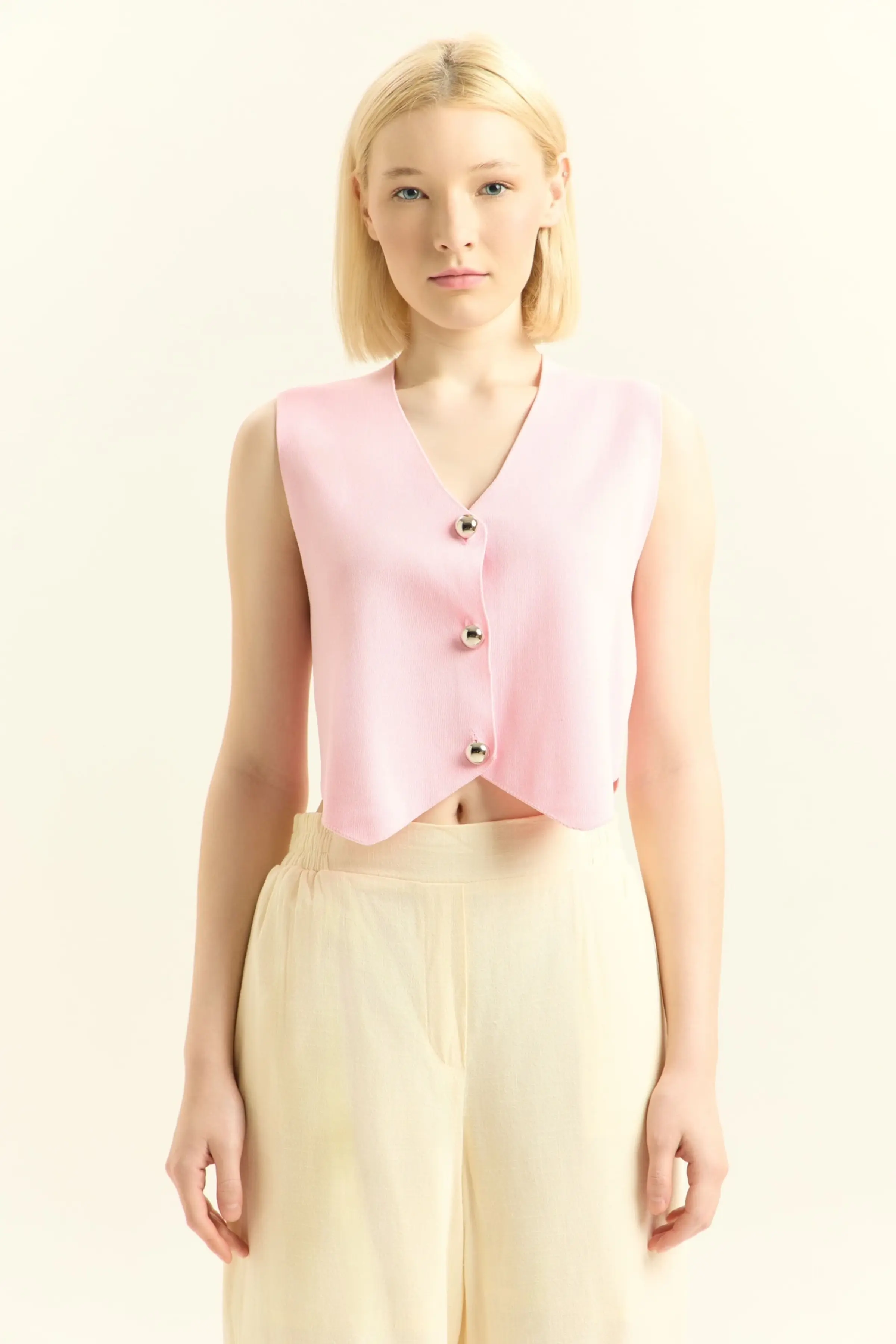 Жилетка розовый для женщин 45231-17 68