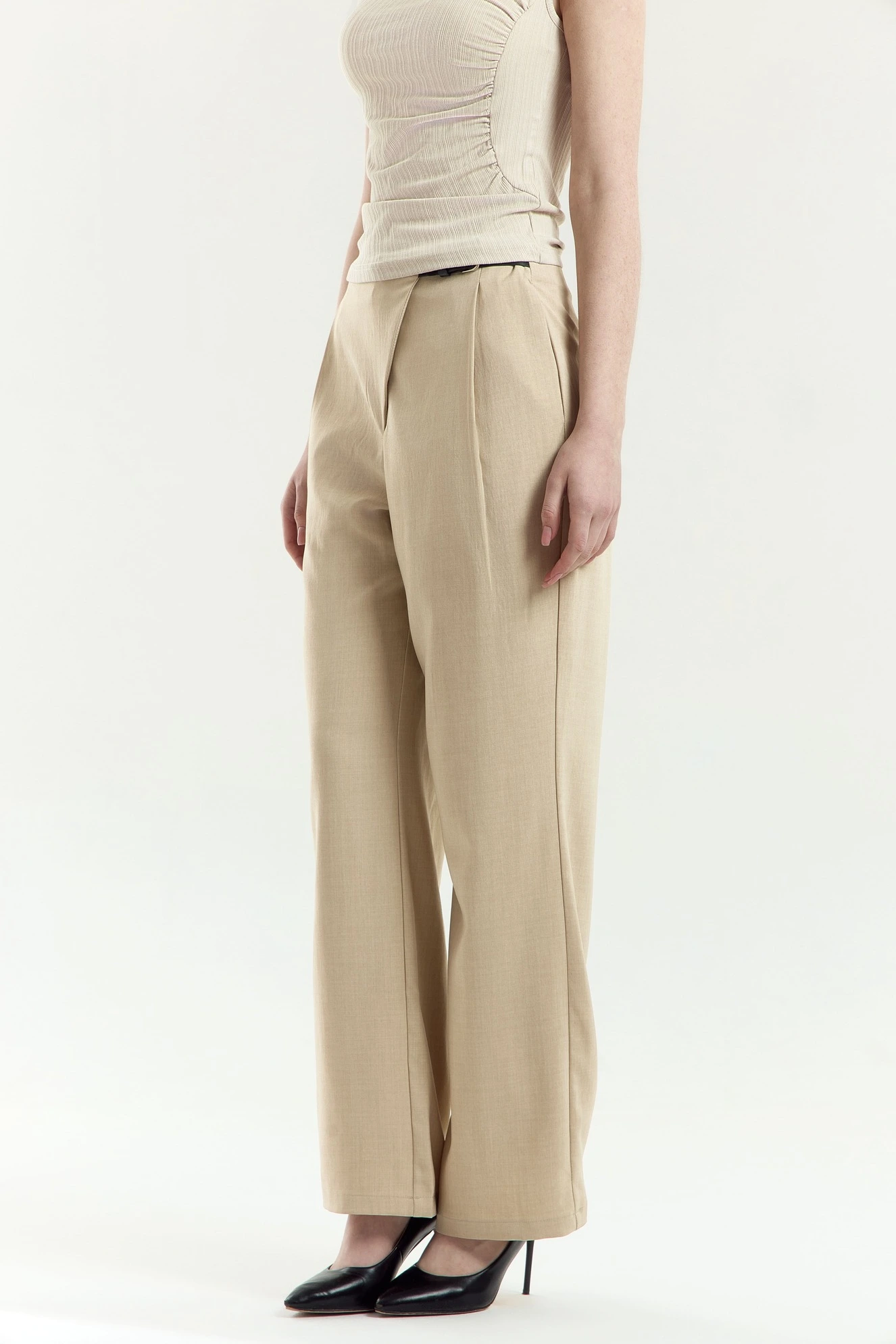 Брюки бежевый для женщин 45109-15 71