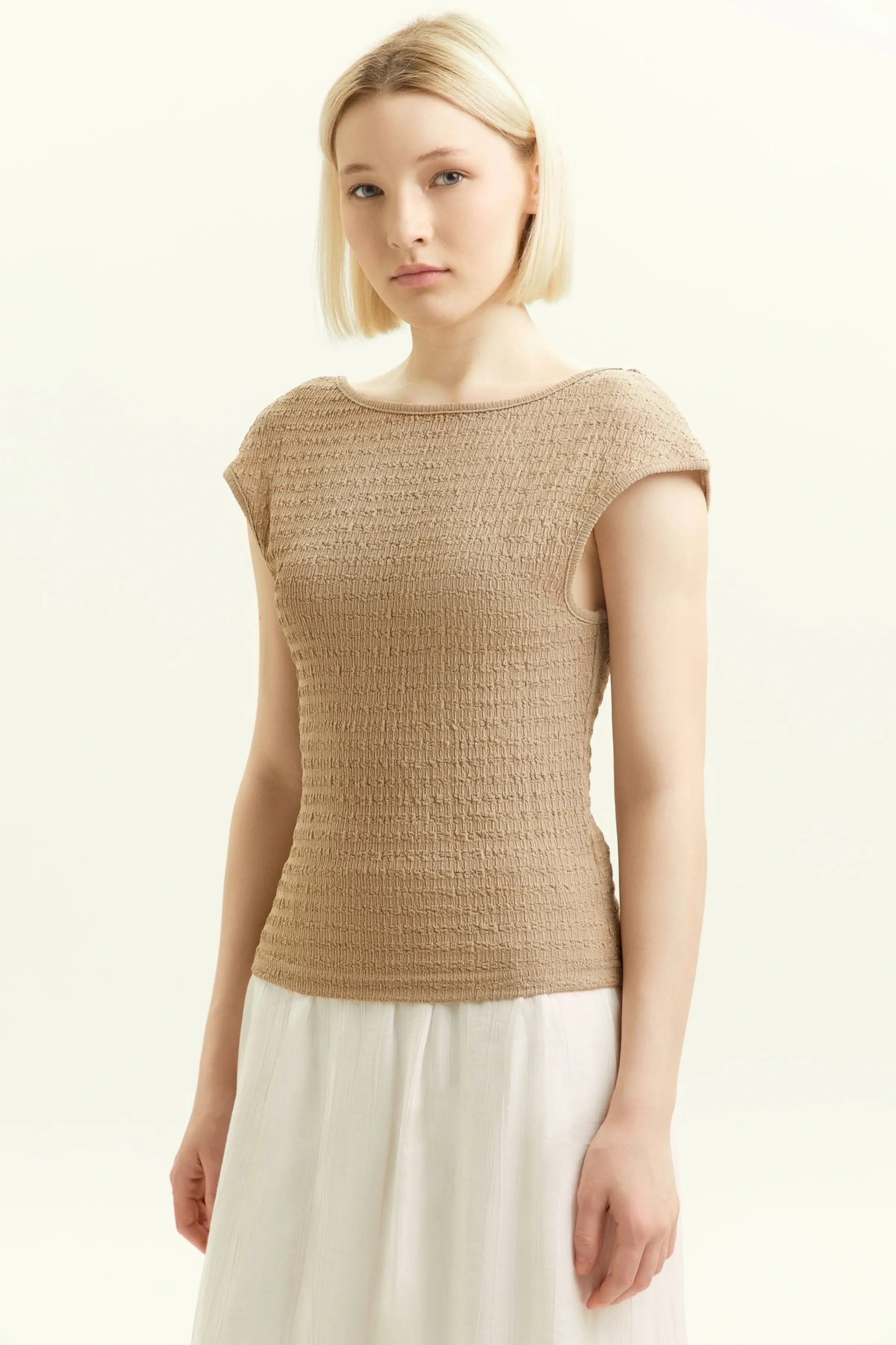 Топ бежевый для женщин 45168-15 46