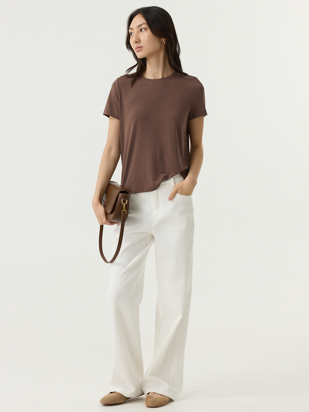 Футболка коричневый для женщин 48132-13 67