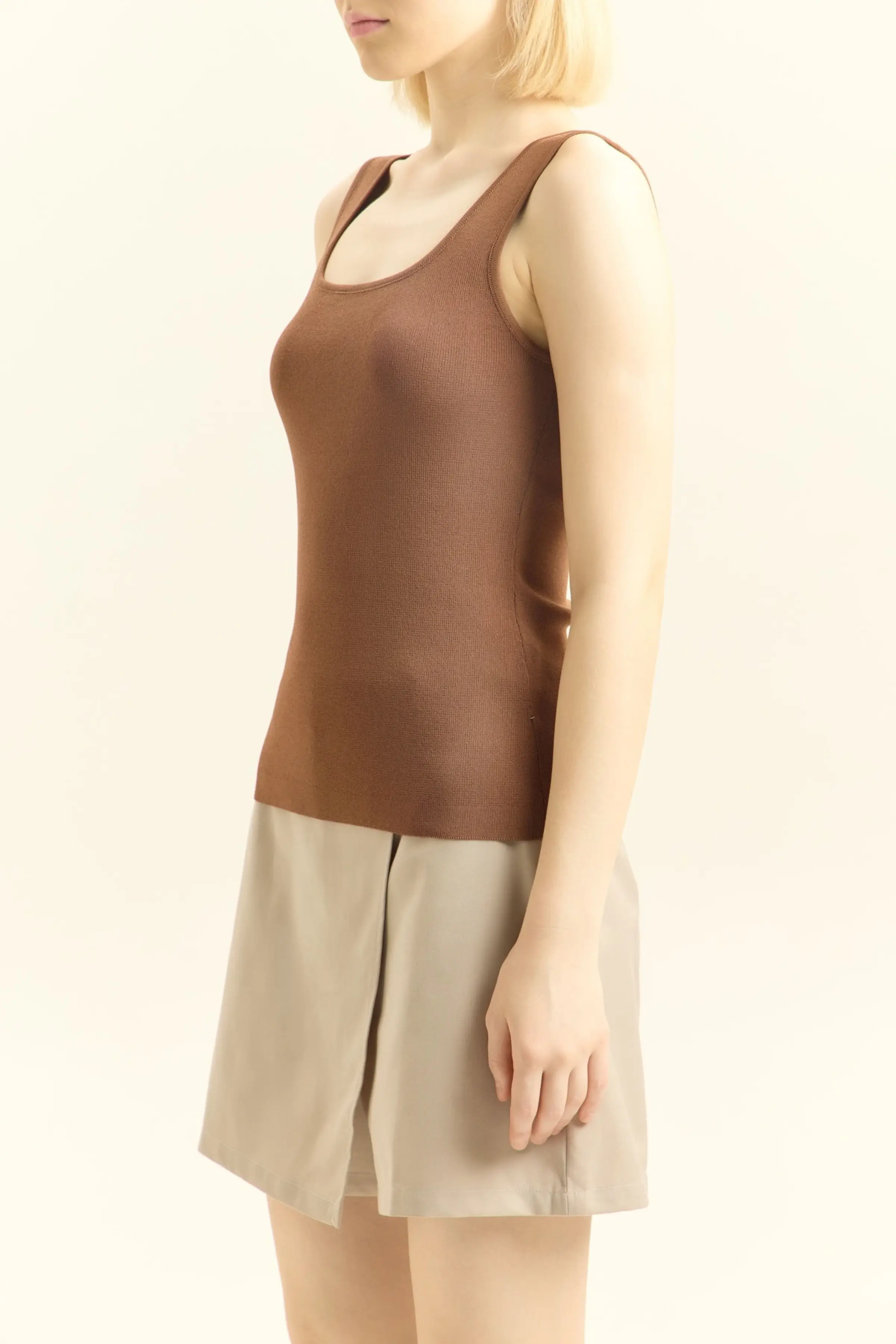 Топ коричневый для женщин 45212-13 46