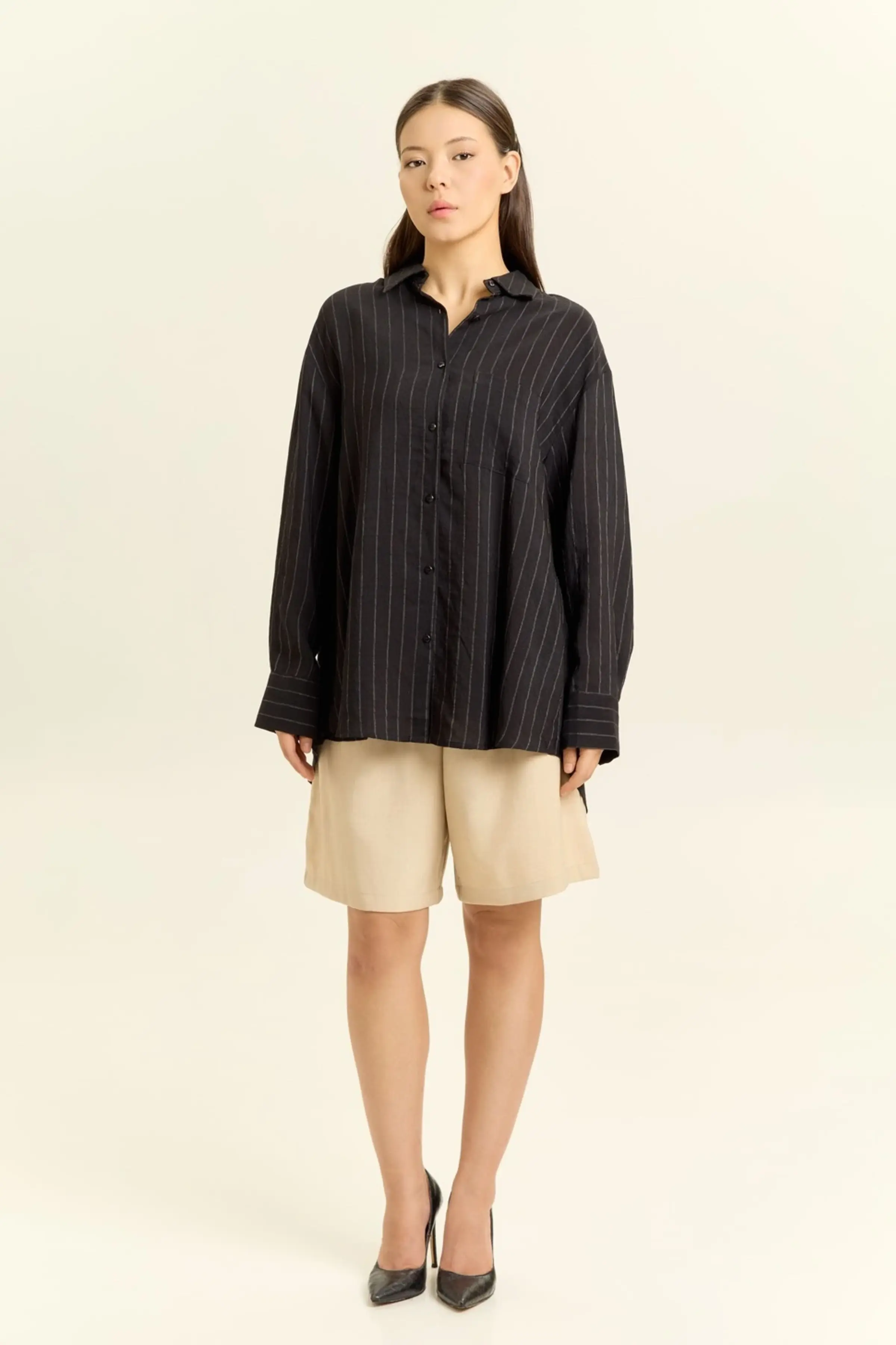 Рубашка черный для женщин 45100-1 66