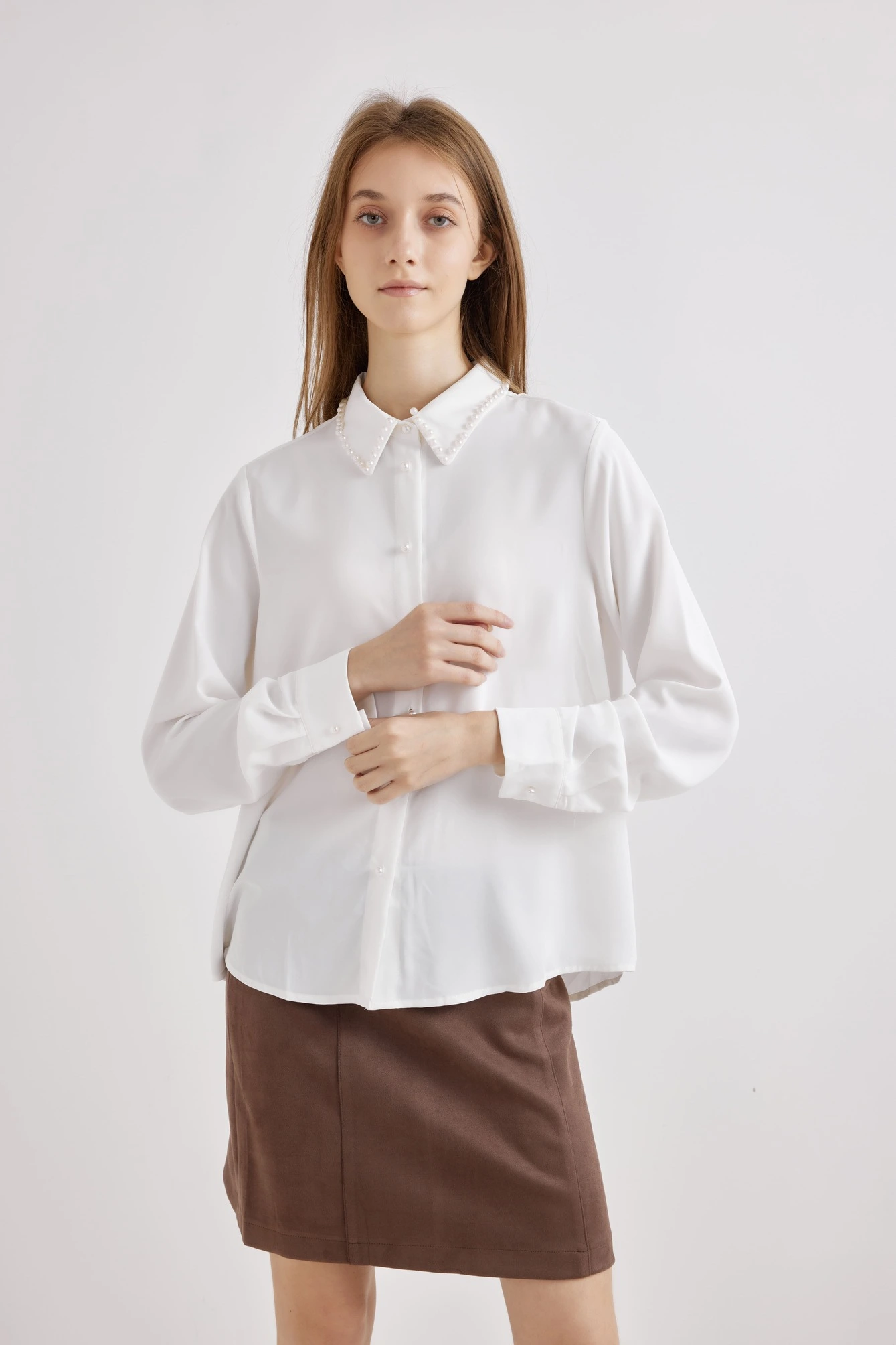 Блузка белый для женщин 42164-4 28