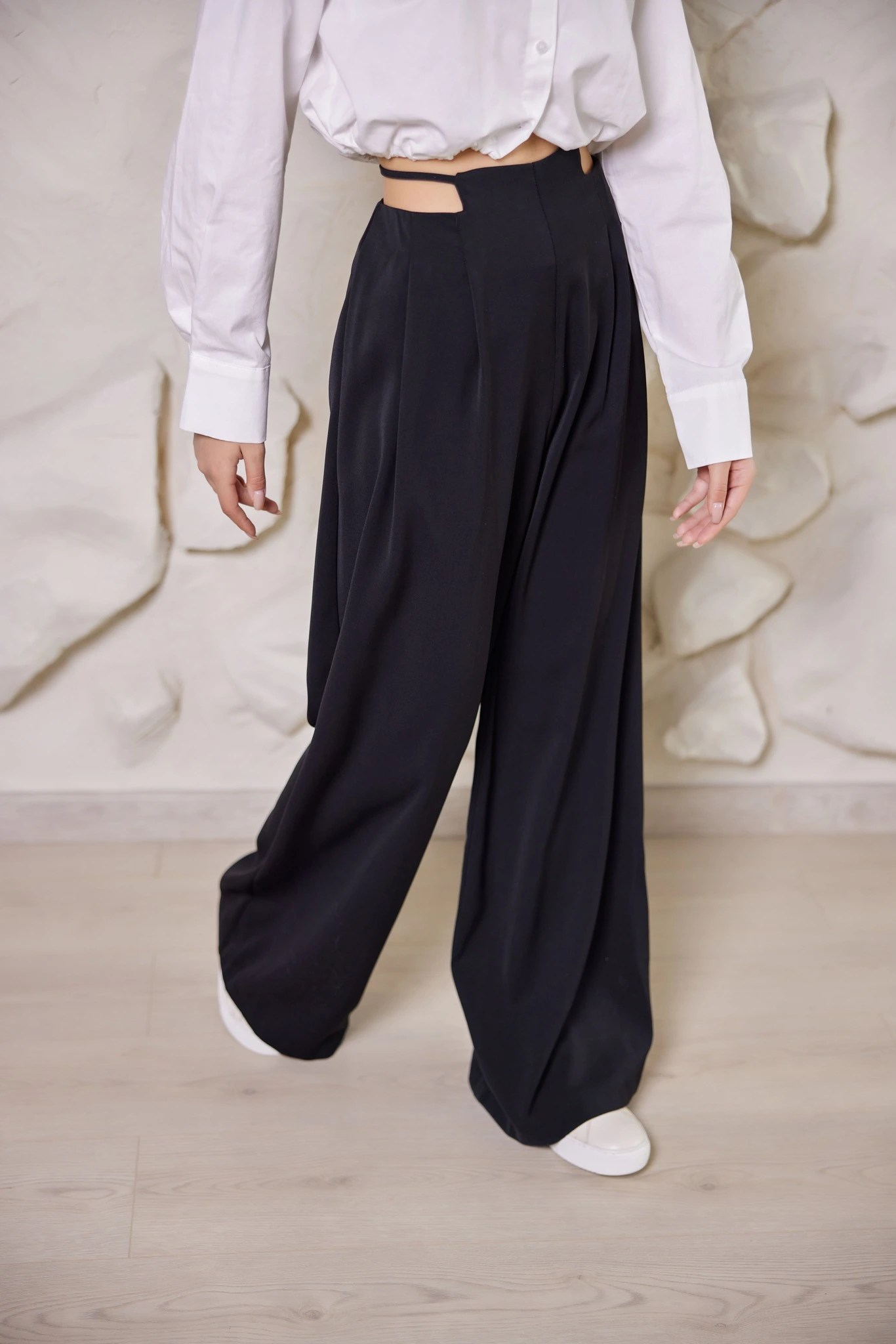 Брюки черный для женщин 39255-1 71