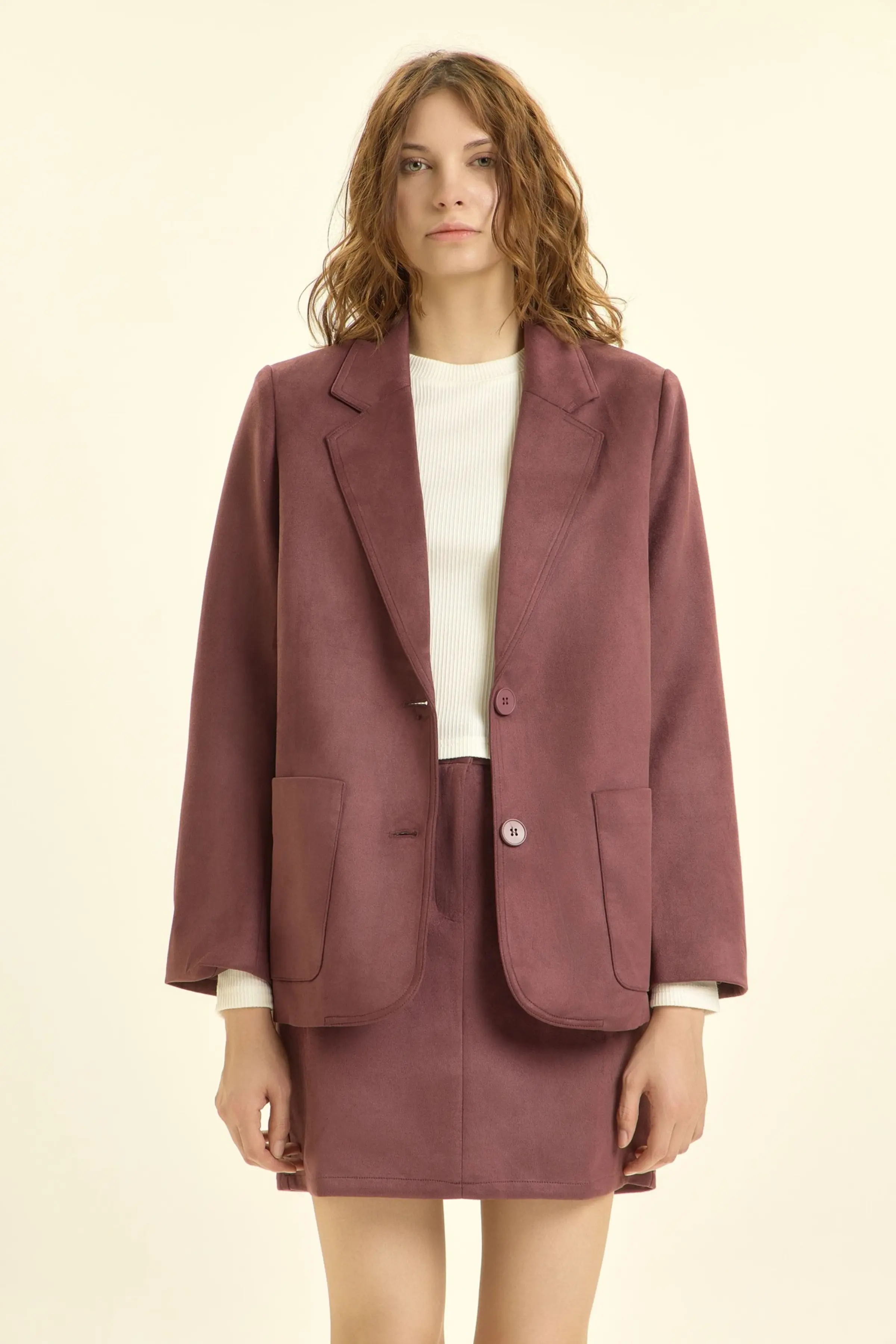 Жакет бордовый для женщин 46160-67 64