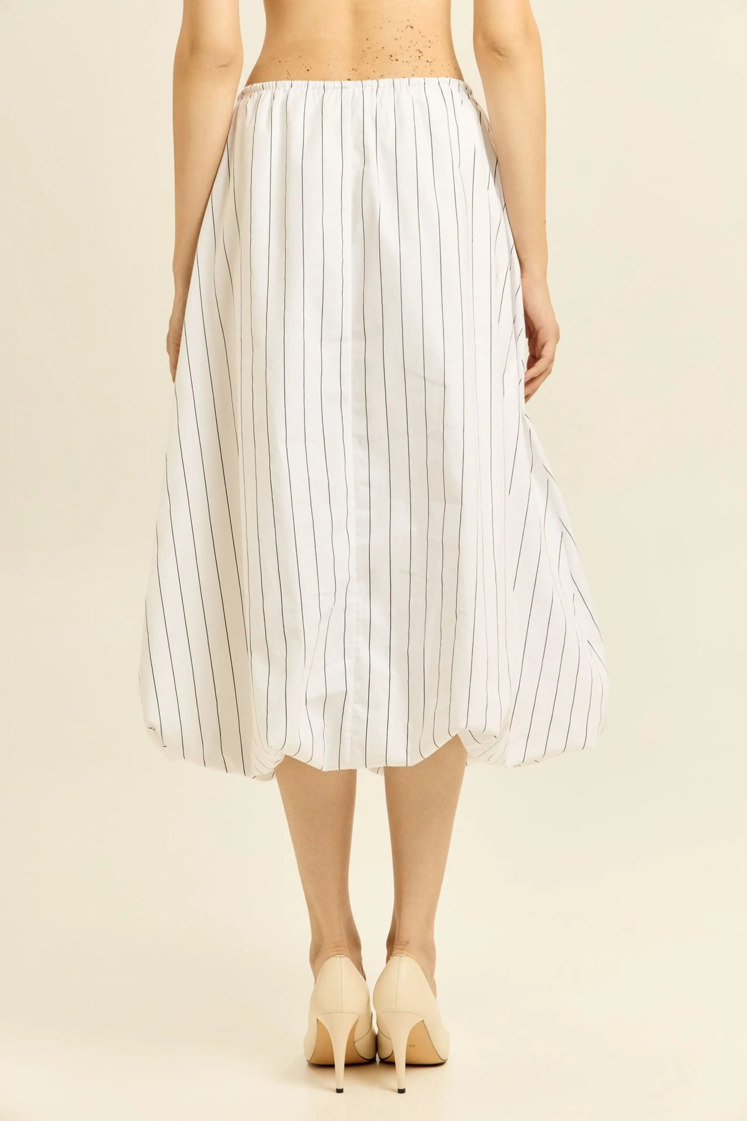 Юбка бело-черная полоска для женщин 45360D-46 52