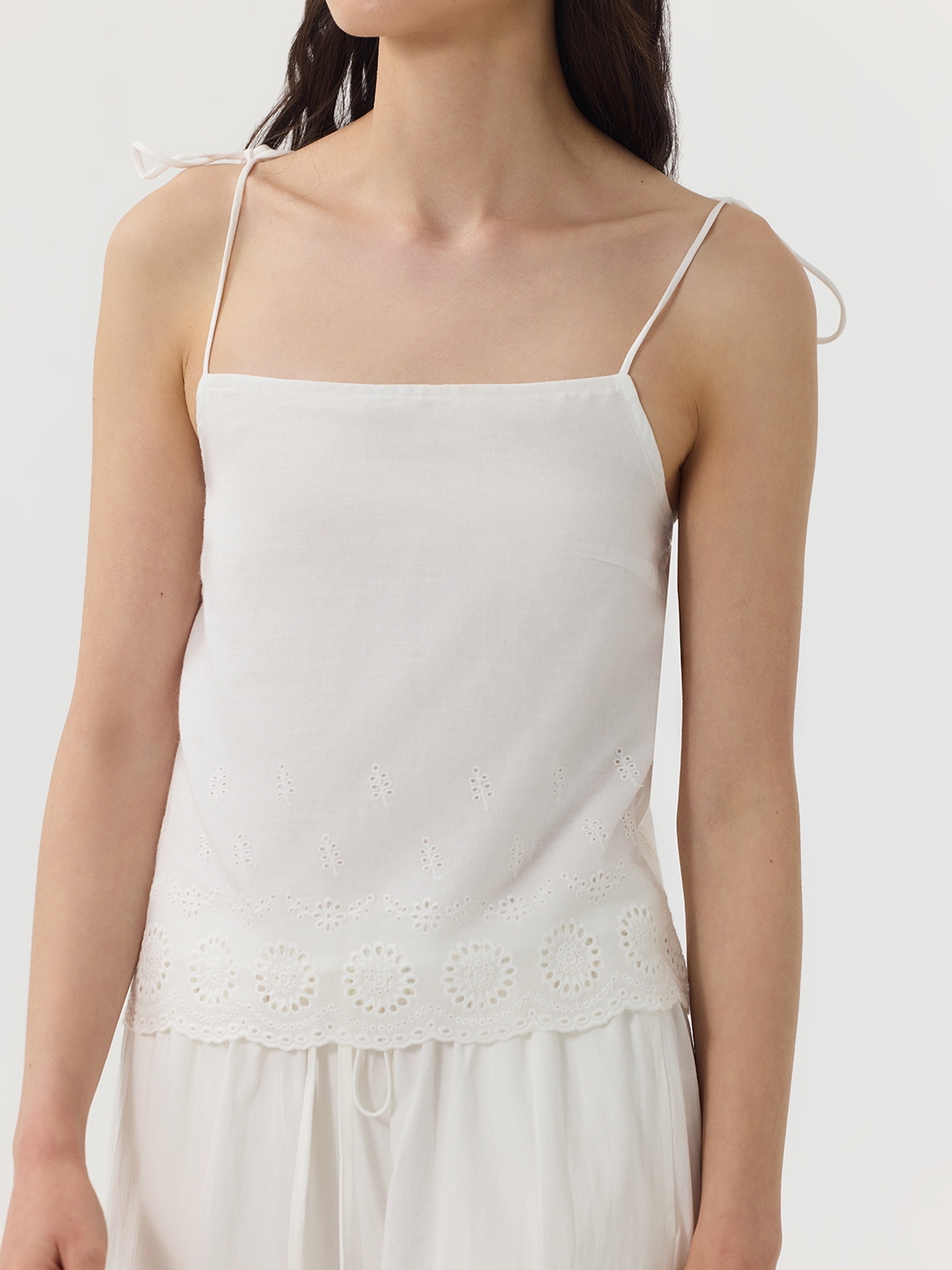 Топ белый для женщин 49131-4 46