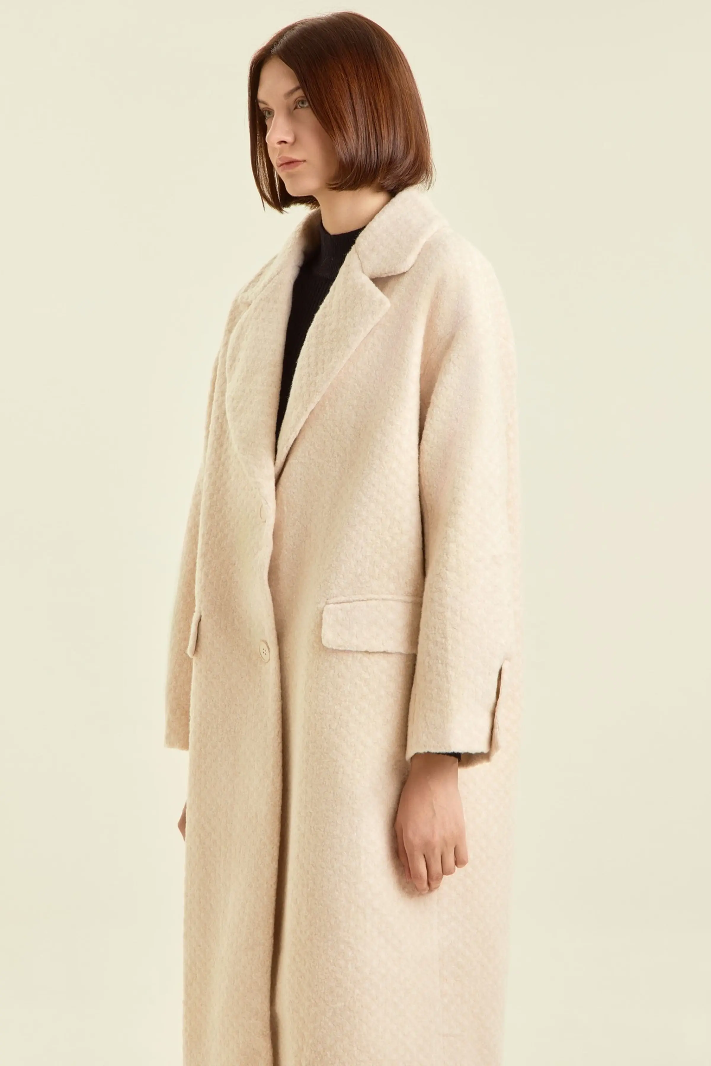 Пальто айвори для женщин 47109-234 53