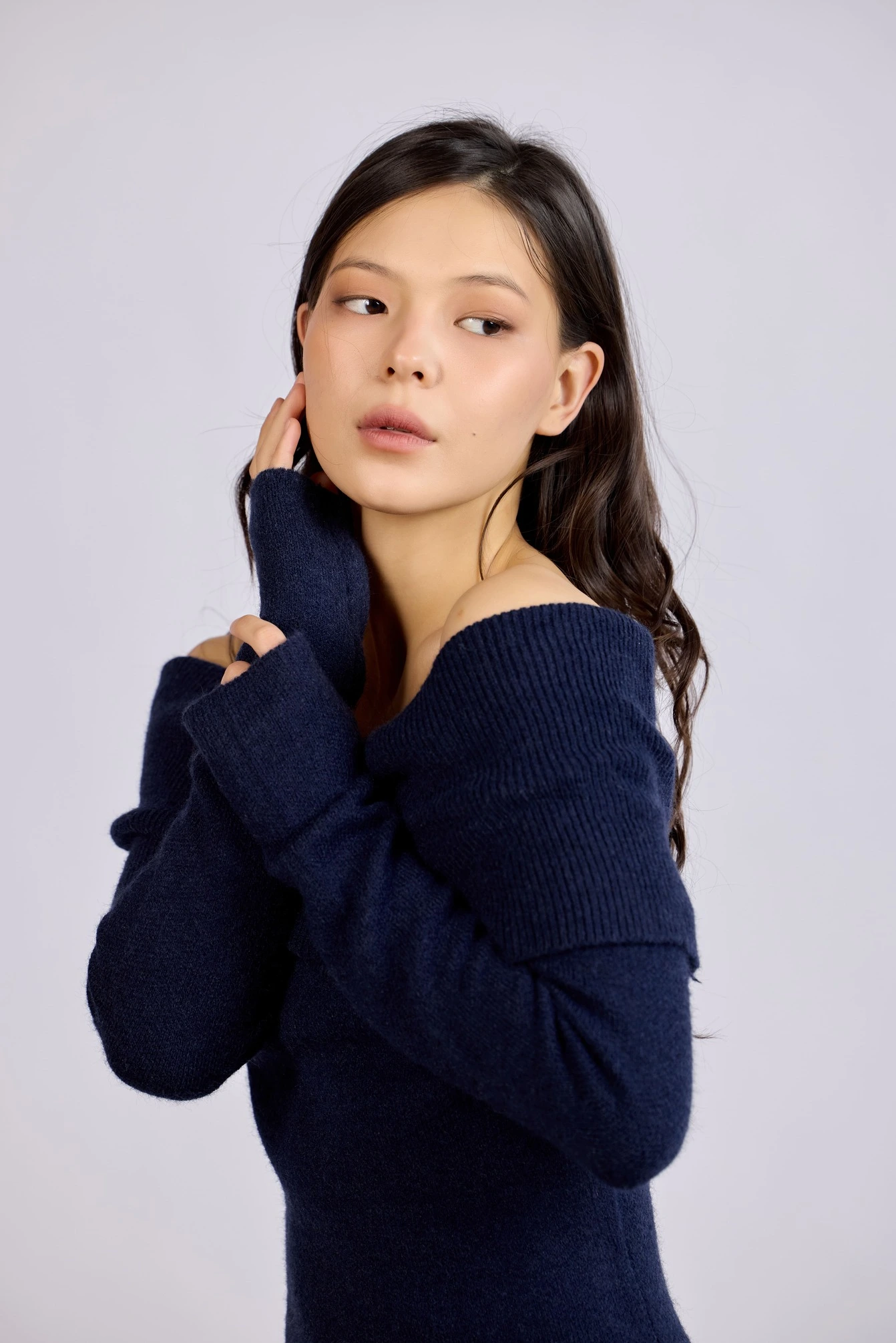 Платье темно-синий для женщин 43111-18 54