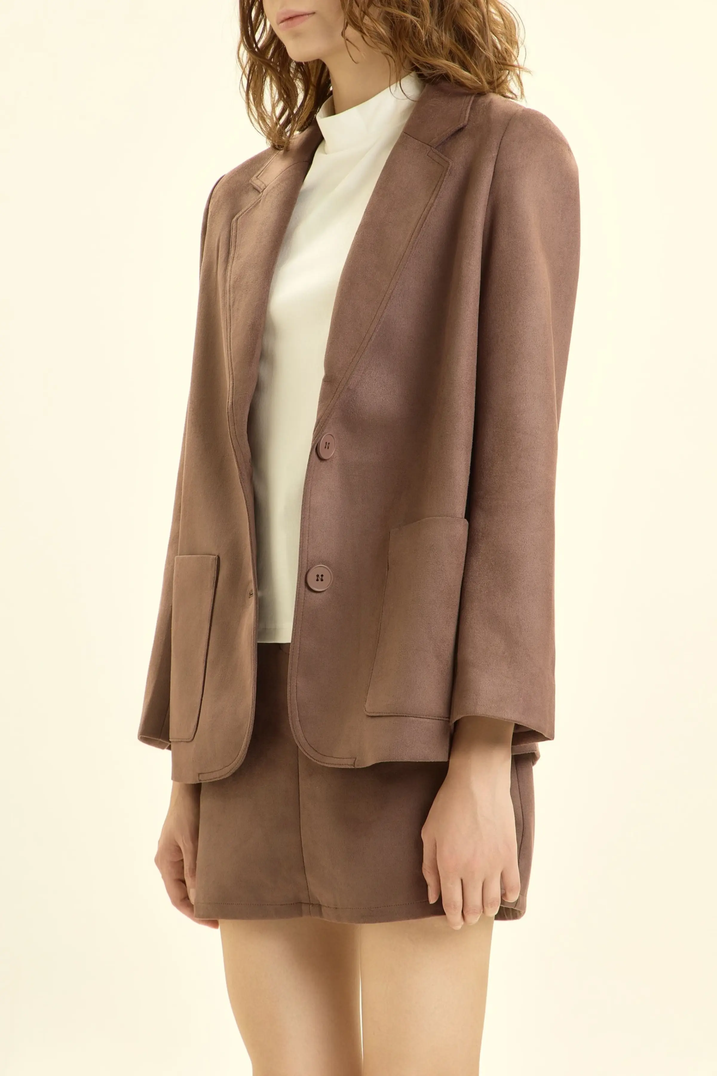 Жакет коричневый для женщин 46160-13 64