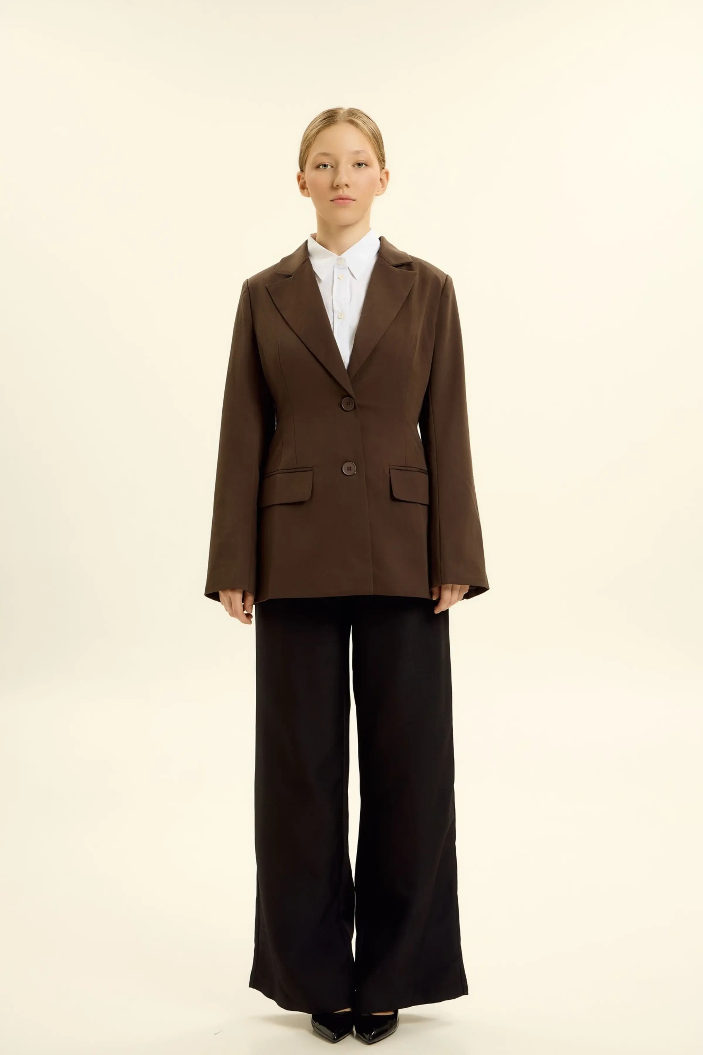 Жакет коричневый для женщин 46261-13 64