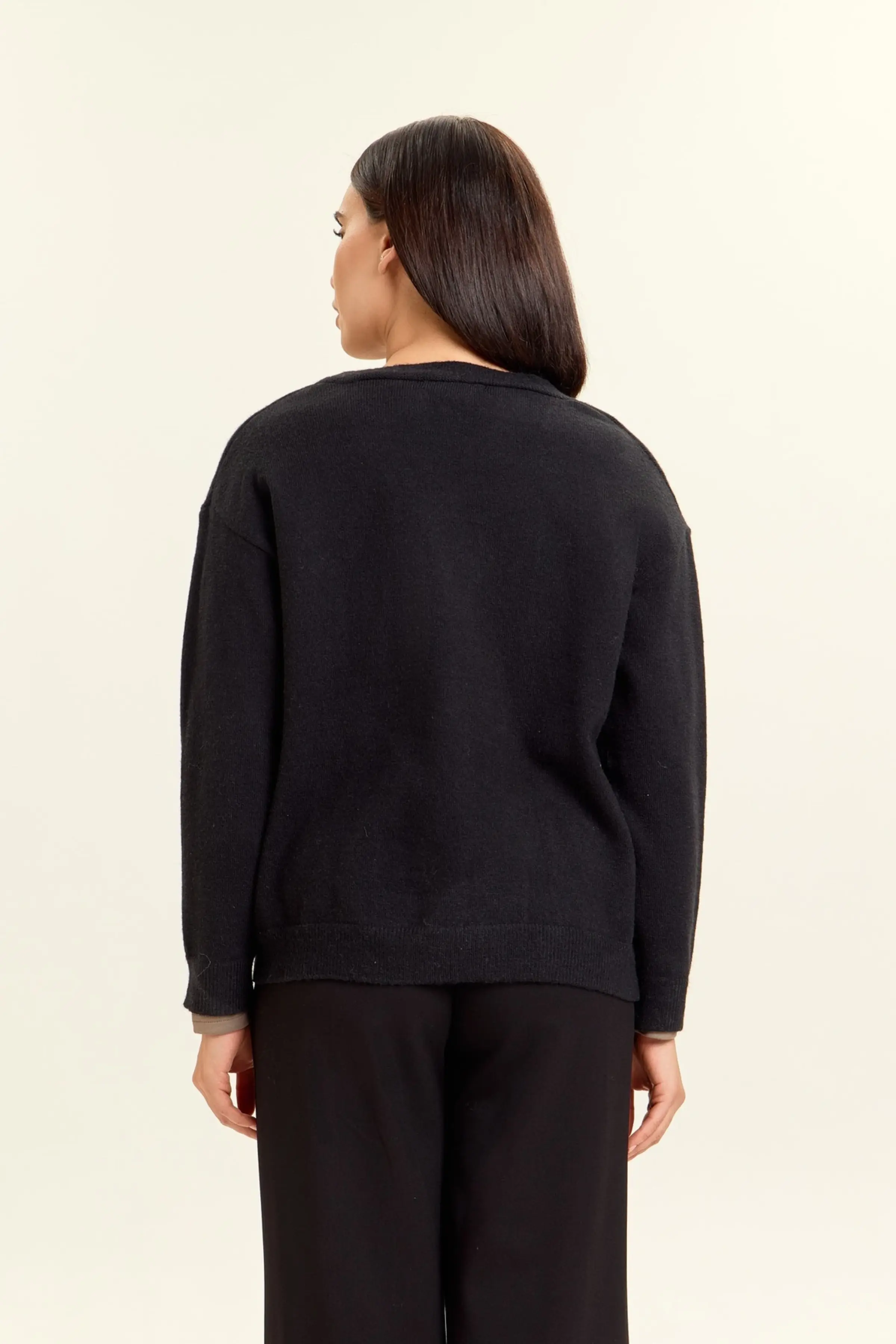 Кардиган черный для женщин 47296-1 50