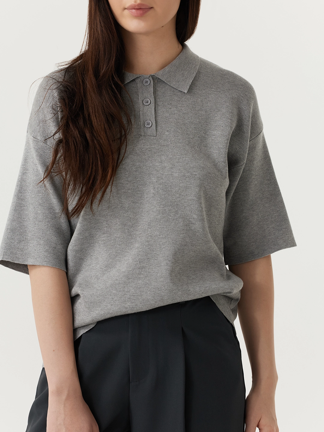 Джемпер серый для женщин 48146-61 60