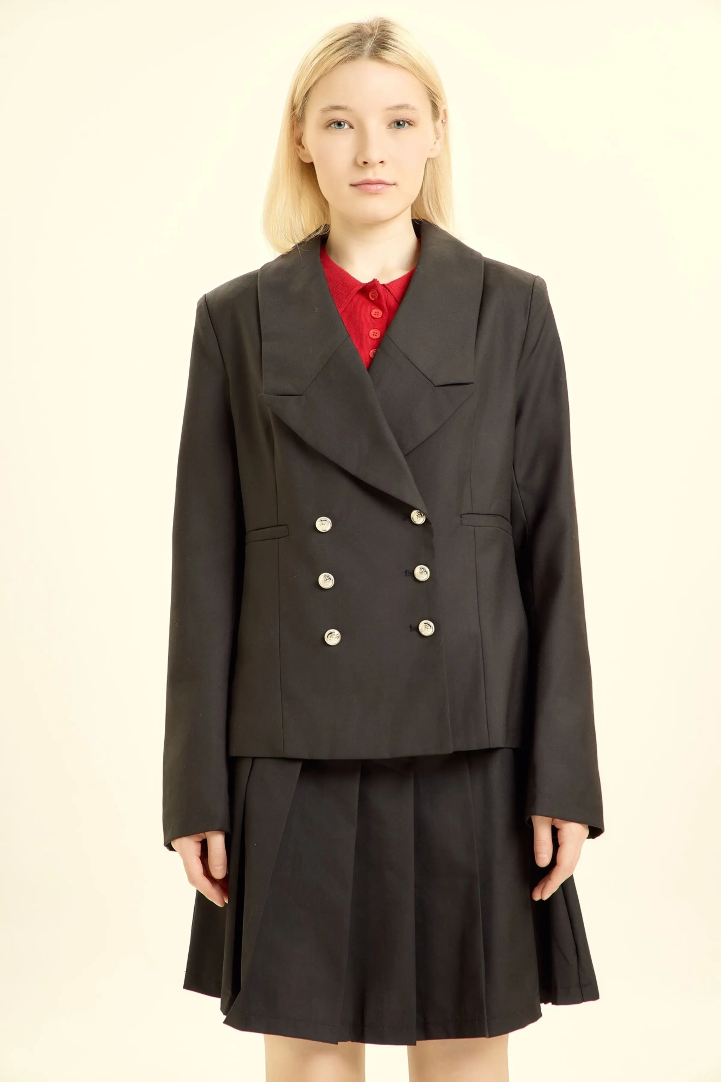 Жакет черный для женщин 46139-1 64