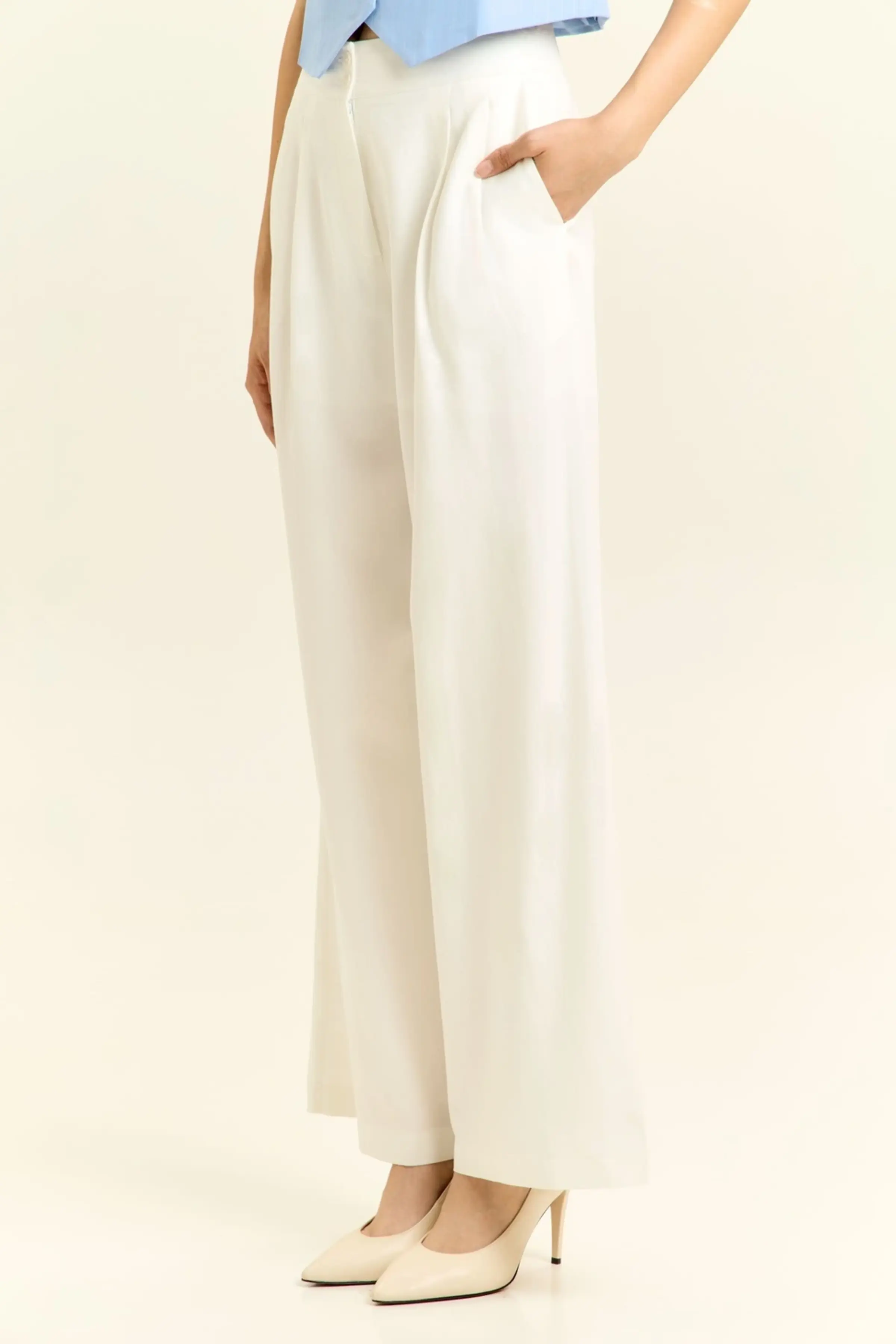 Брюки белый для женщин 45134-4 71