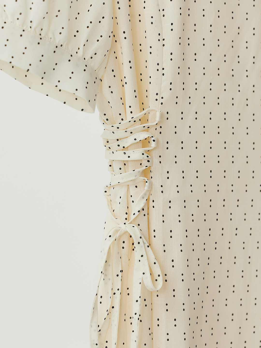 Платье белый в черный горошек  для женщин 48216-297 54