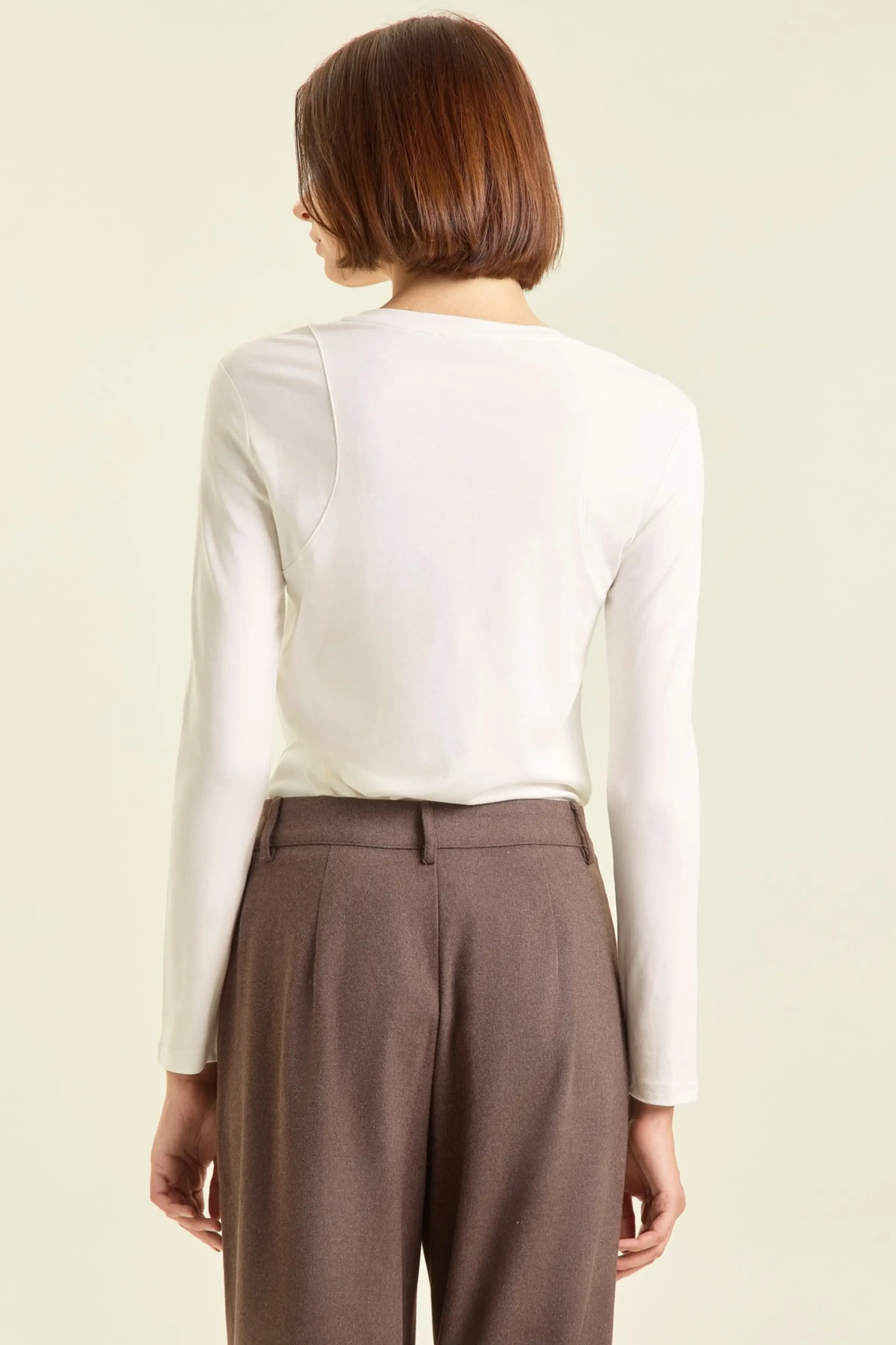 Лонгслив белый для женщин 47241-4 59