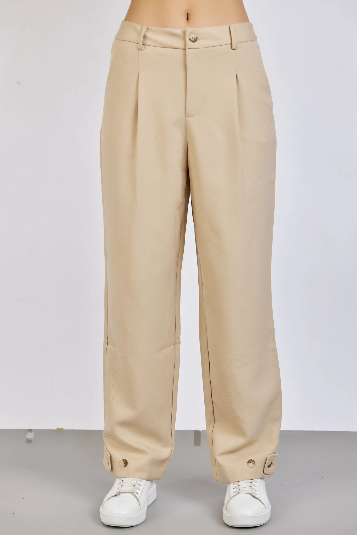 Брюки бежевый для женщин 43154-15 71