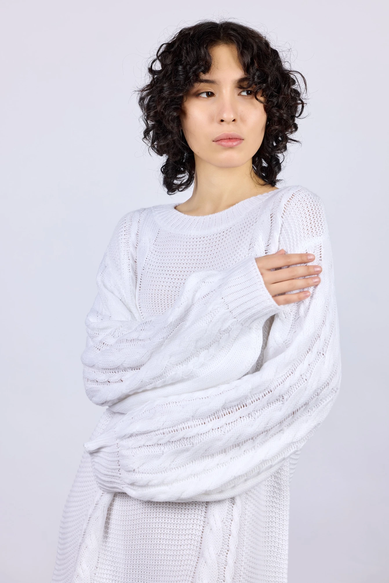 Свитер белый для женщин 43123-4 65