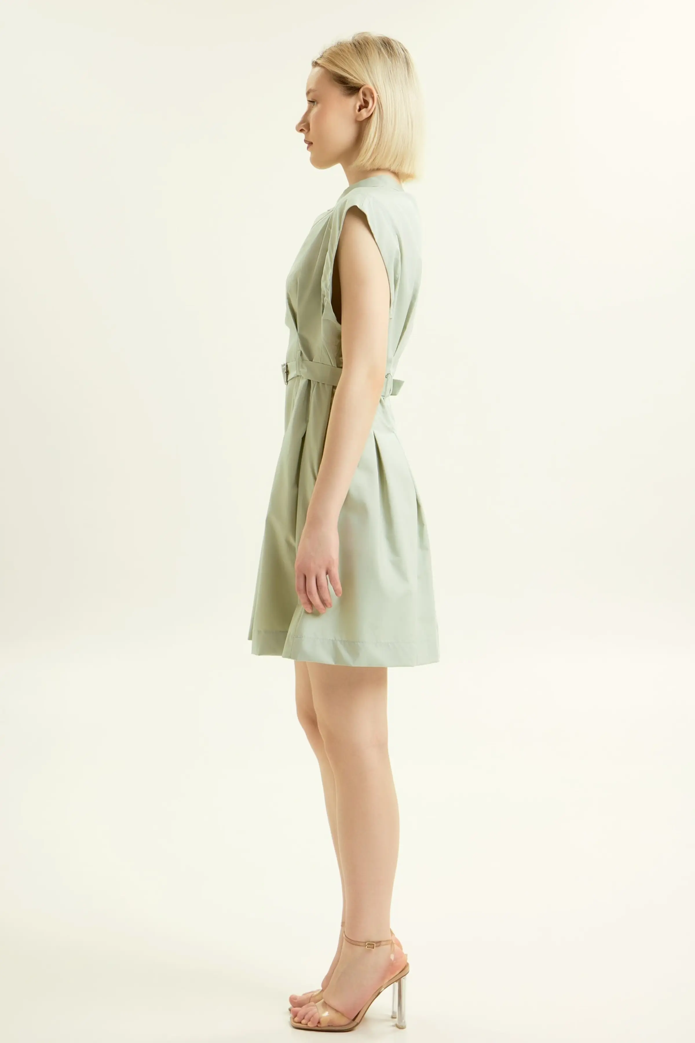 Платье хаки для женщин 45364D-14 54